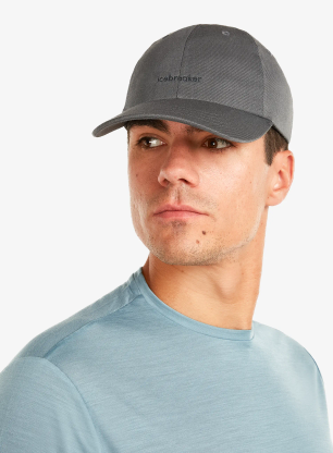 Kšiltovka Icebreaker Merino Icebreaker 6 Panel Cap - obsidian/black