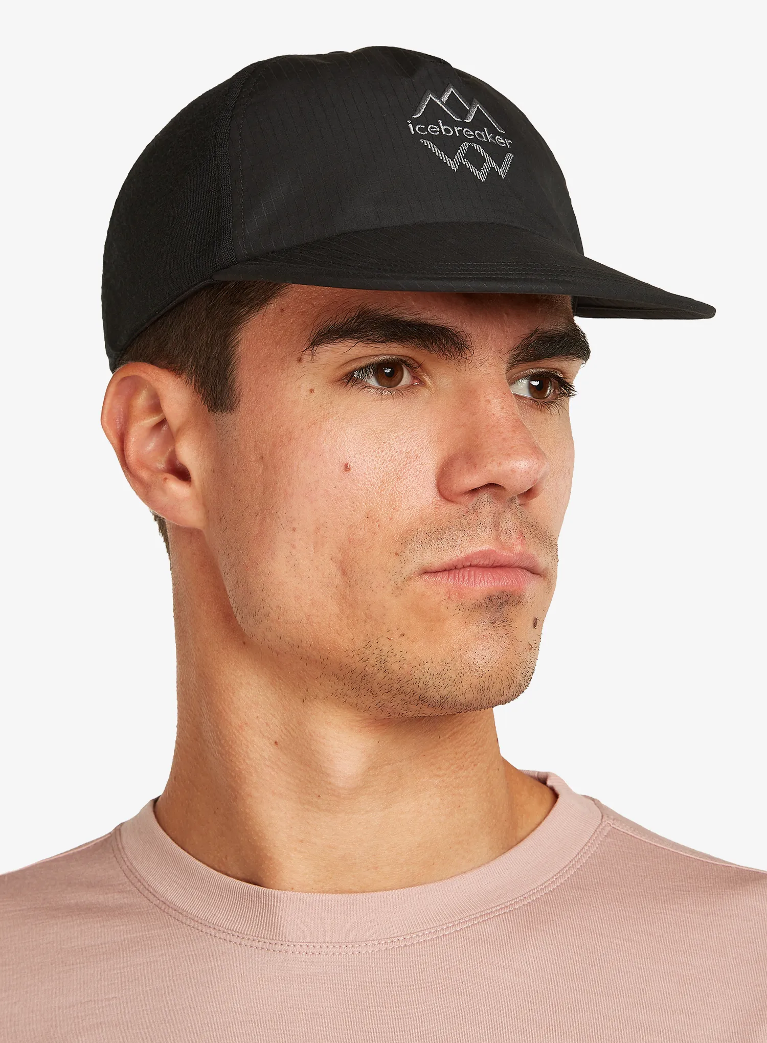 Kšiltovka Icebreaker Shell+ Windbreaker Trucker Hat Logo - black