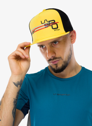 Kšiltovka La Sportiva Stripe Cube Hat - yellow/black