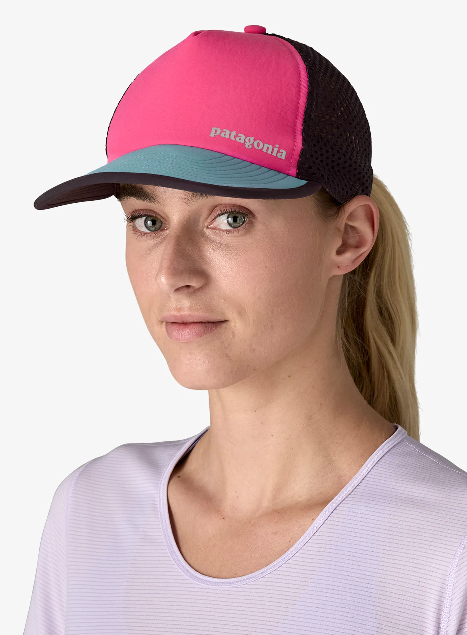 Kšiltovka Patagonia Duckbill Trucker Hat - luminous pink