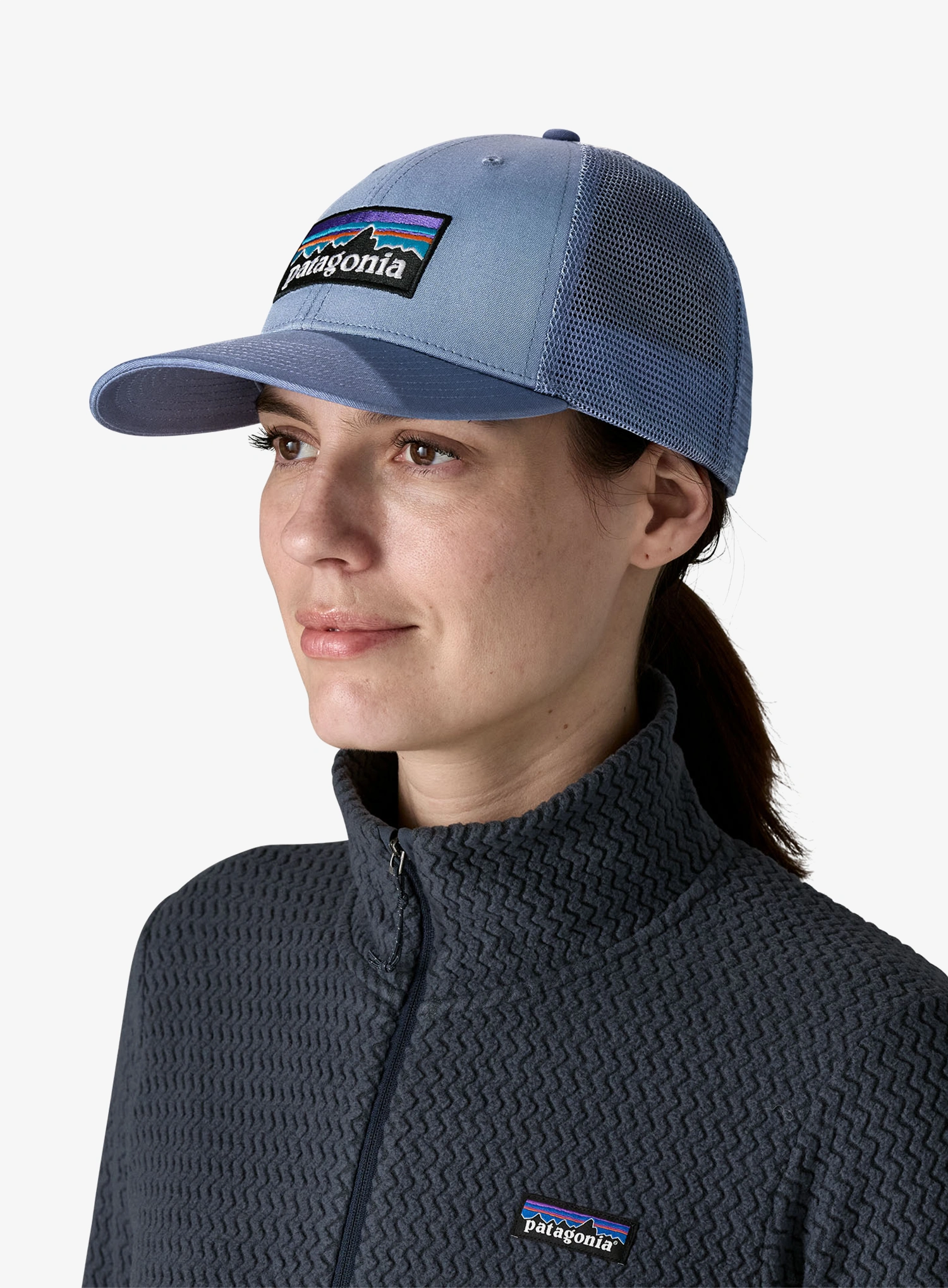 Kšiltovka Patagonia P-6 Logo LoPro Trucker Hat - barnacle blue