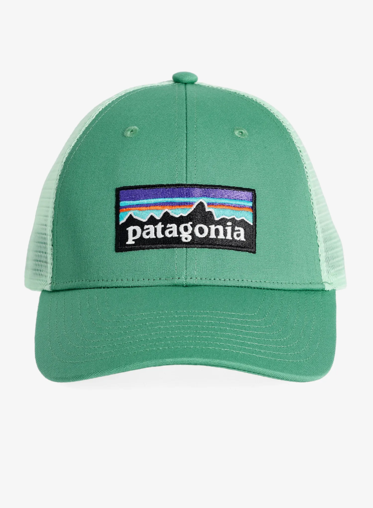 Kšiltovka Patagonia P-6 Logo LoPro Trucker Hat - heartleaf green