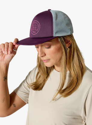 Kšiltovka Rab Cirque Print Cap - mulberry/pewter