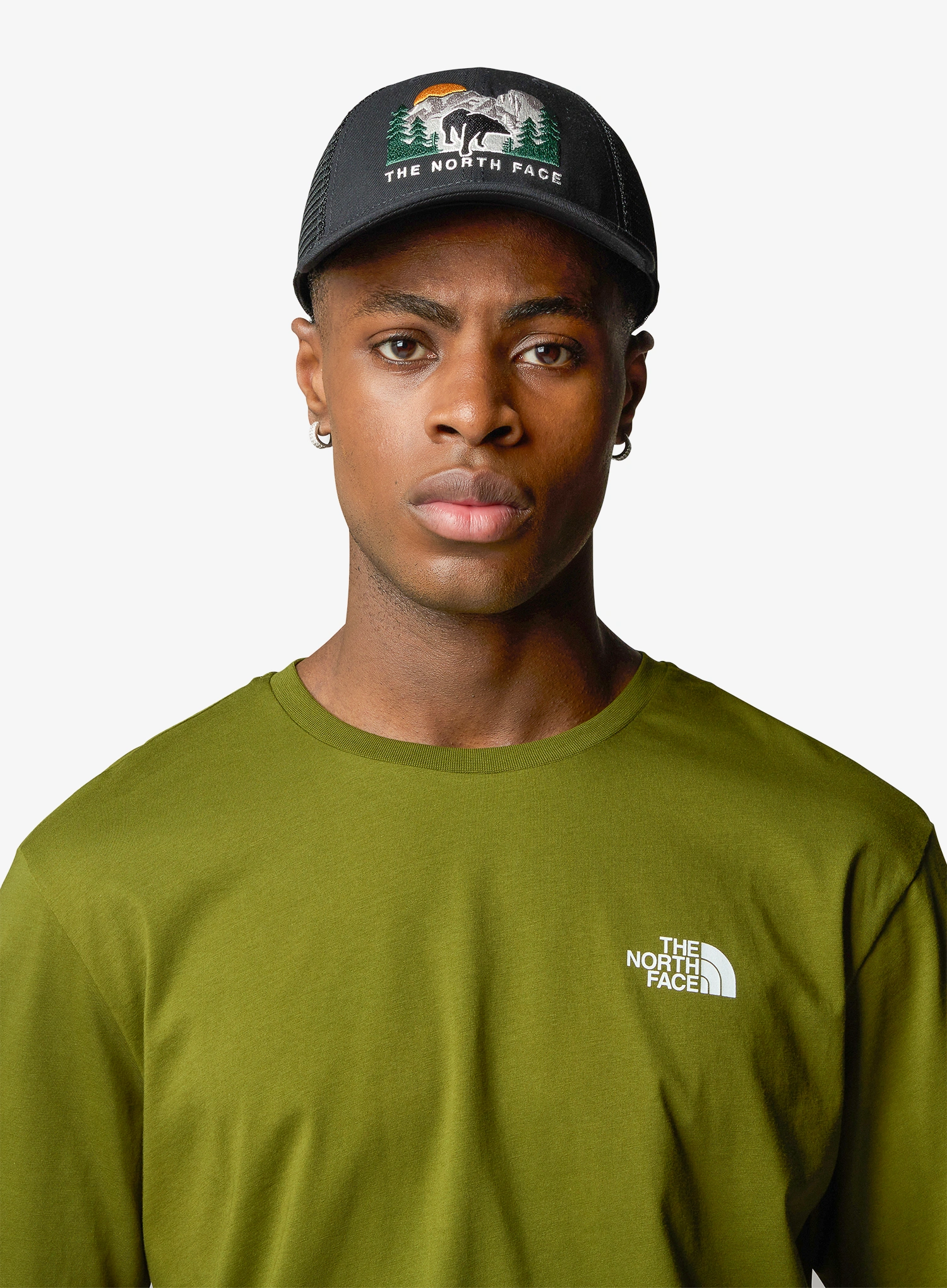 Kšiltovka The North Face Embroidered Mudder Trucker - tnf black/tnf black