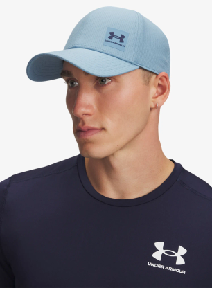 Kšiltovka Under Armour Iso-Chill Armourvent Adjustable Cap - blue smoke/washed navy