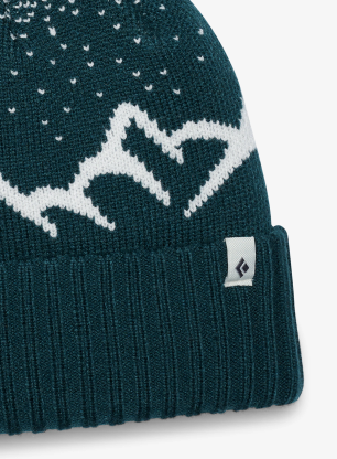 Zimní čepice Black Diamond Tom Pom Beanie - deep woods/white