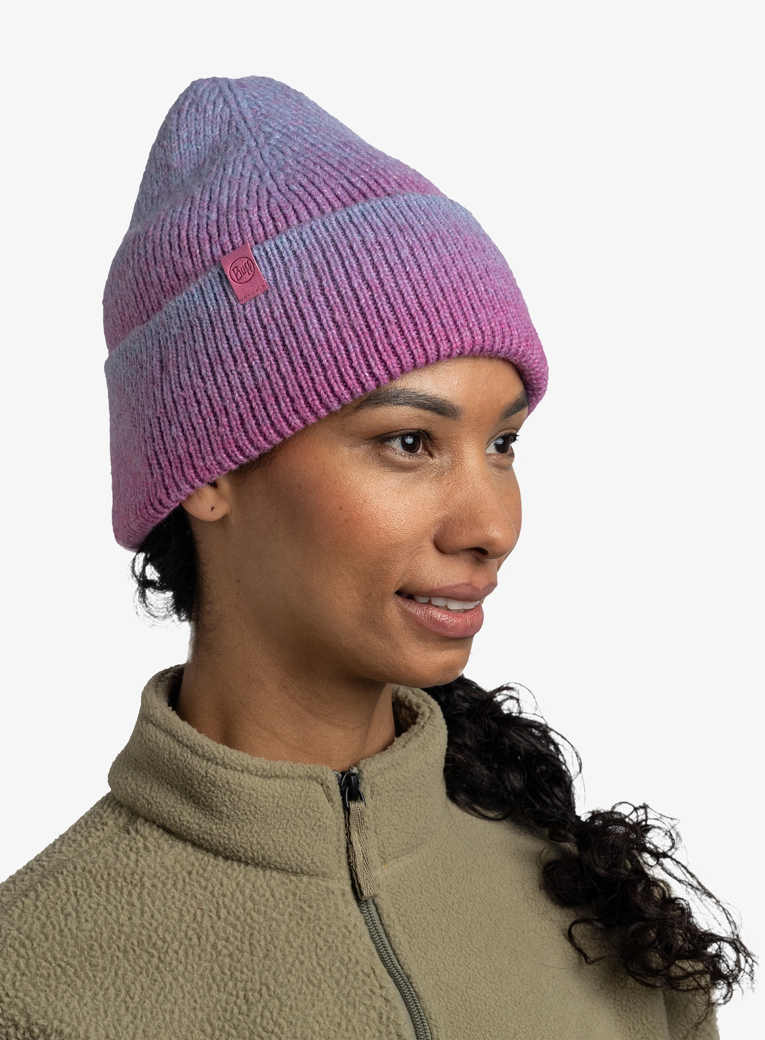 Zimní čepice Buff Knitted Beanie Marin - orchid