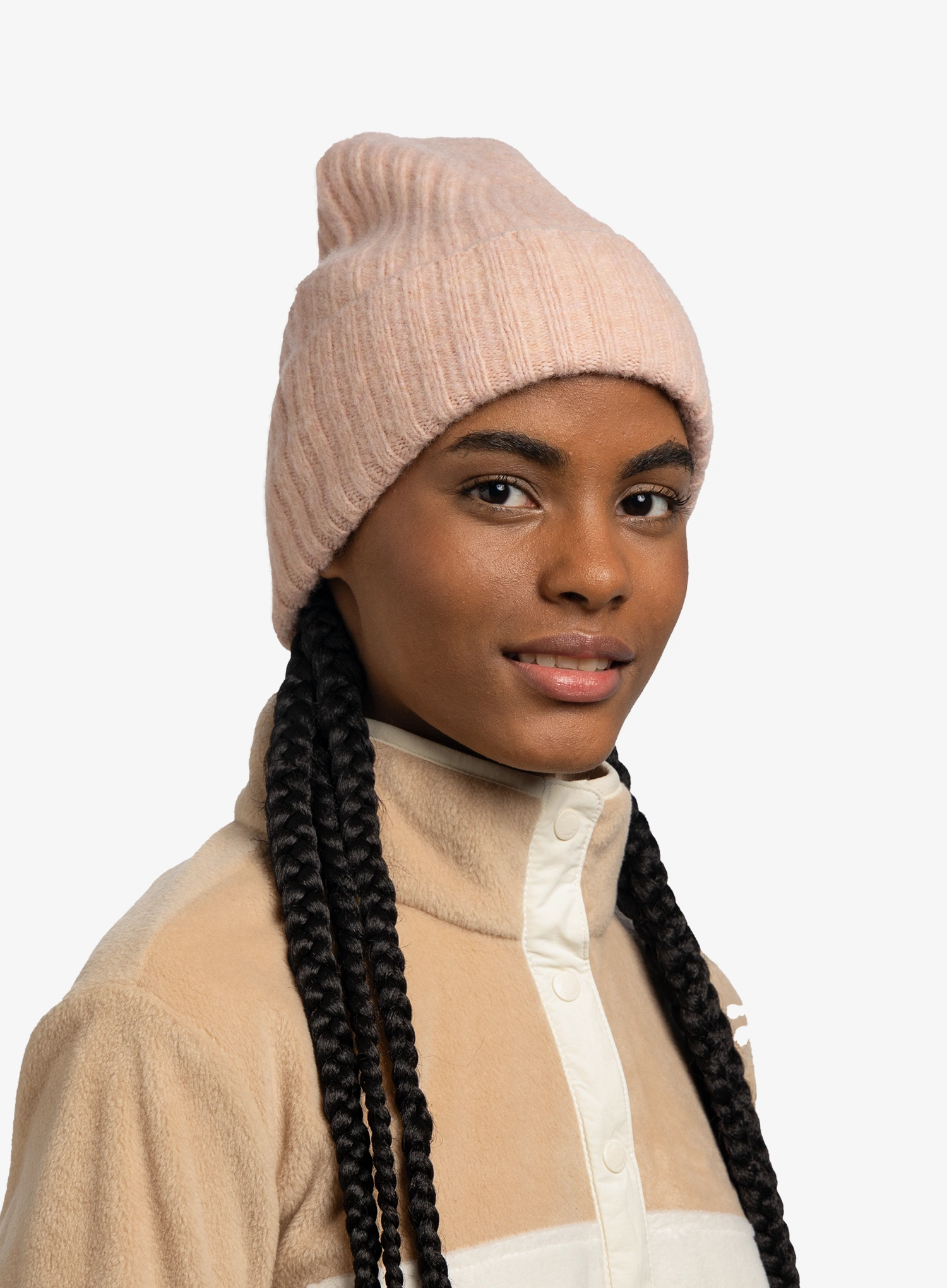 Zimní čepice Buff Nilah - peach beige