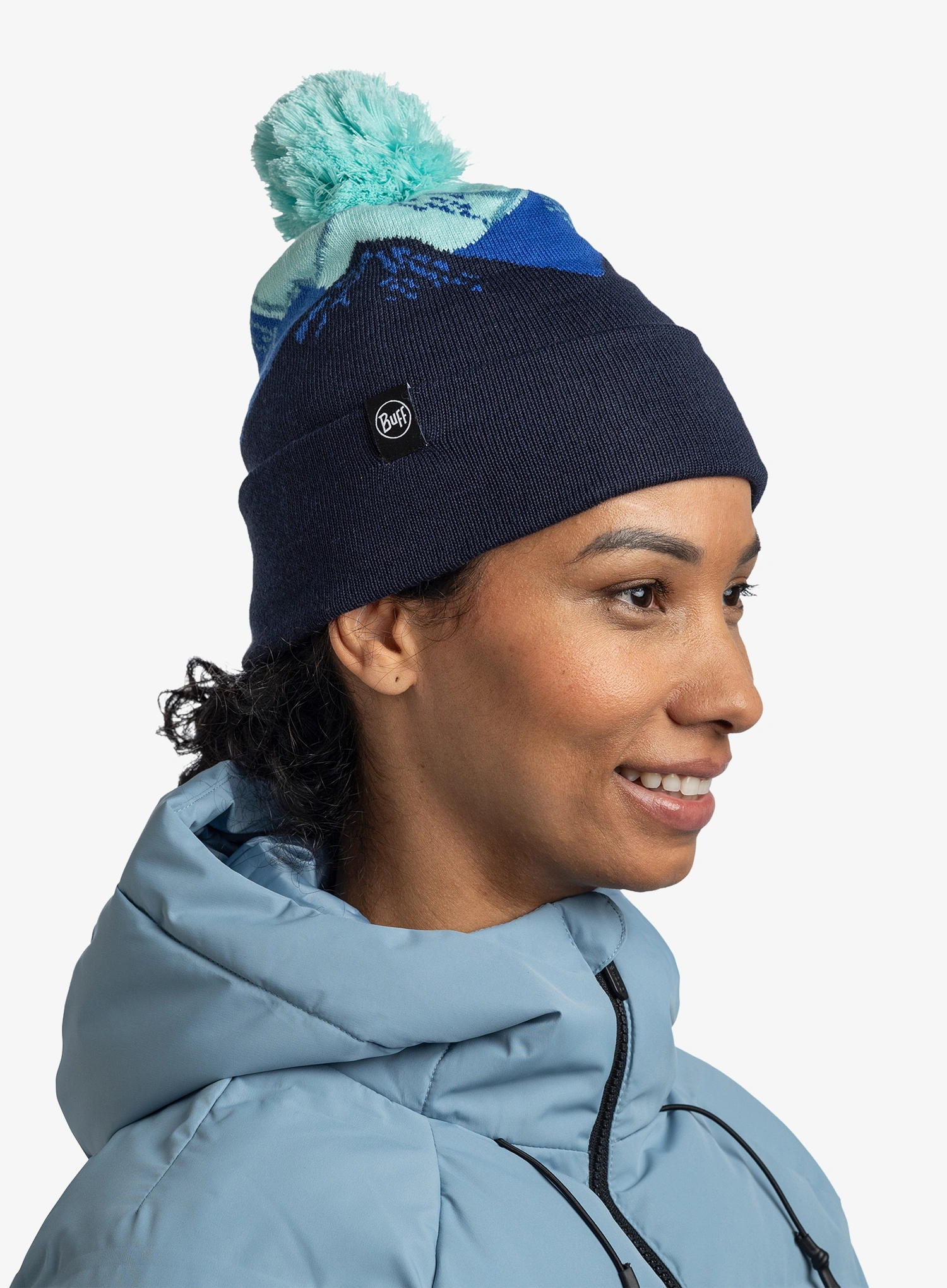 Zimní čepice Buff Tatik - night blue