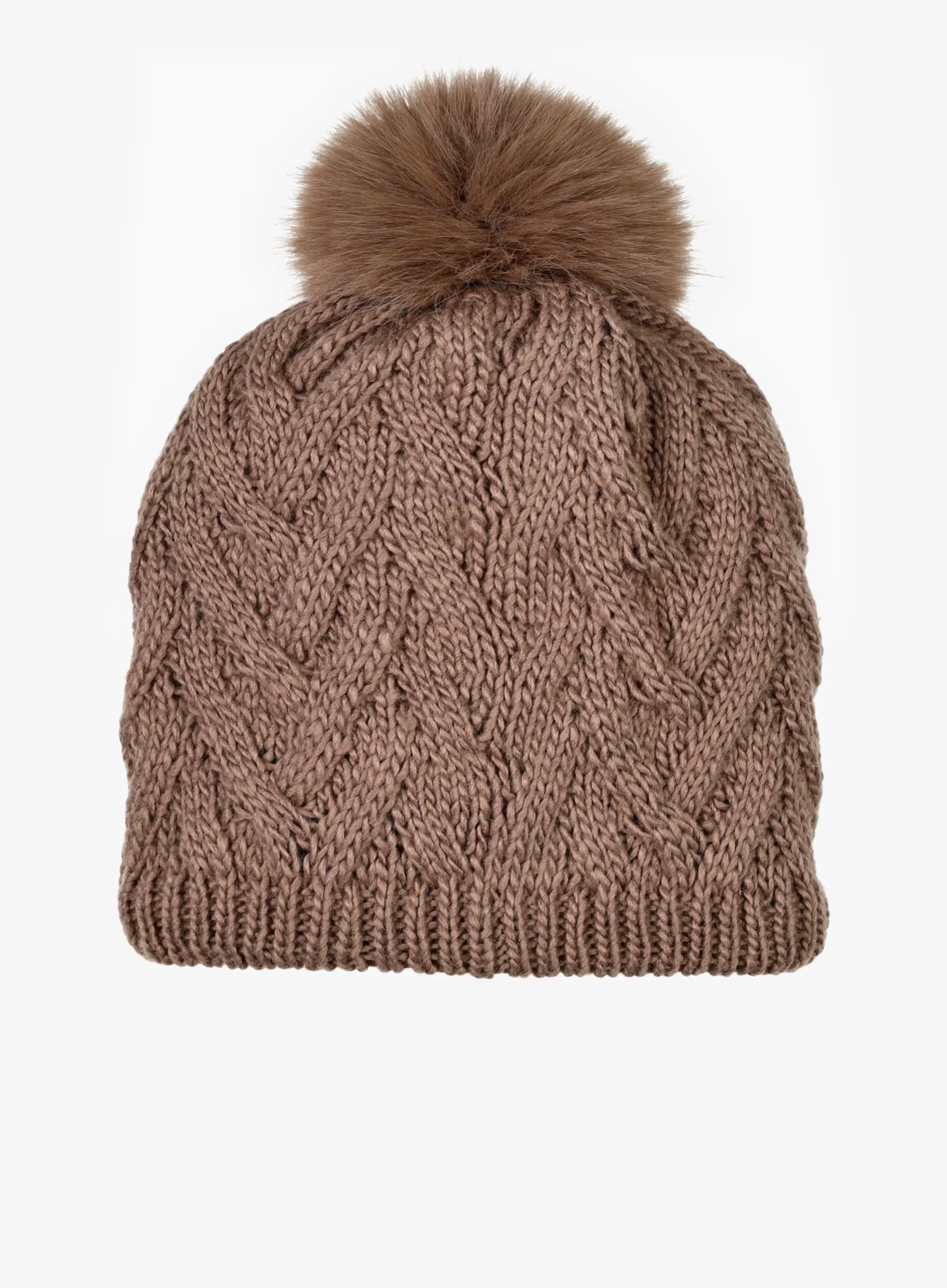 Dámská zimní čepice Buff Knitted&Fleece Beanie Caryn - cobblestone