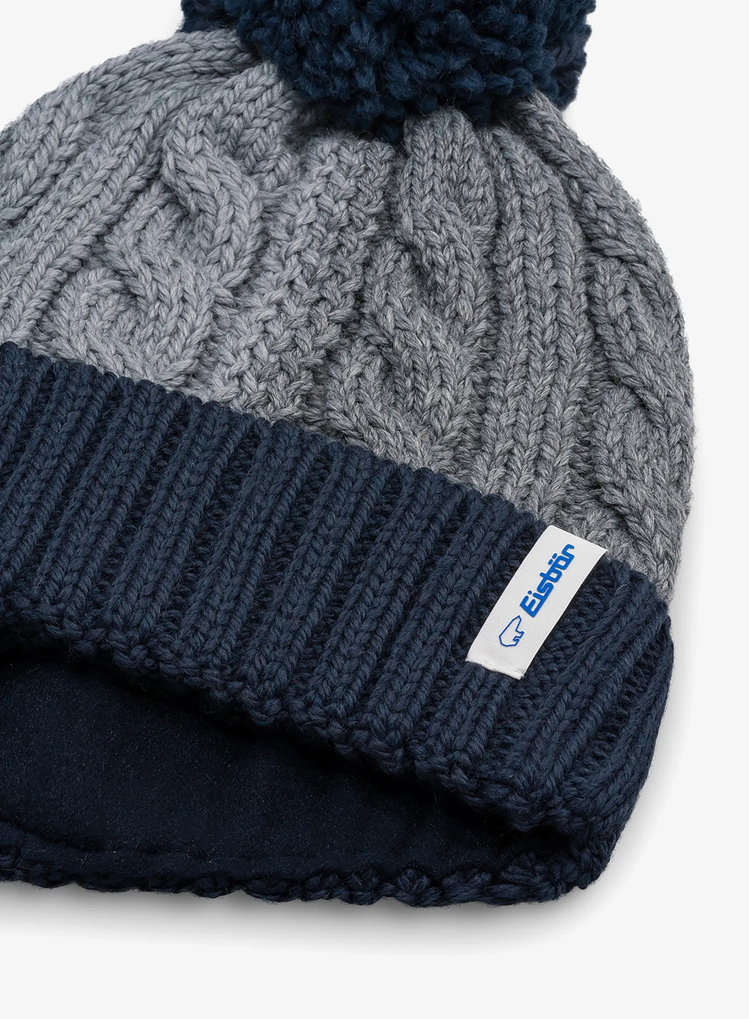 Zimní čepice Eisbar Alba Pompon MU - cobalt/graumele/anthrazit