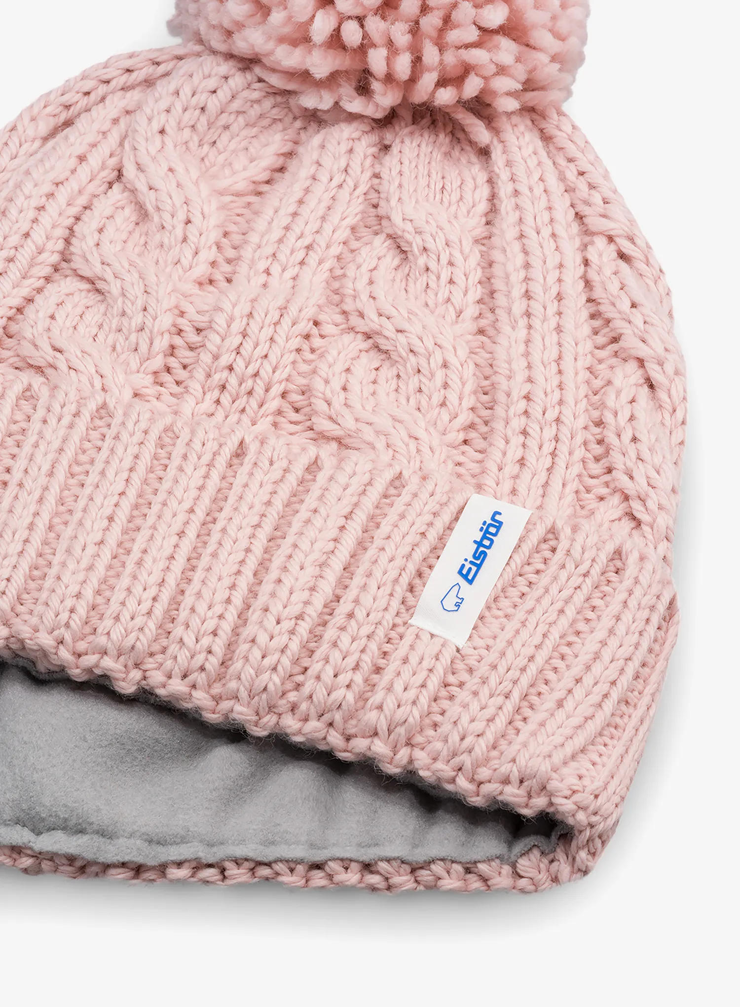 Zimní čepice Eisbar Alba UNI Pompon MU - pink clay