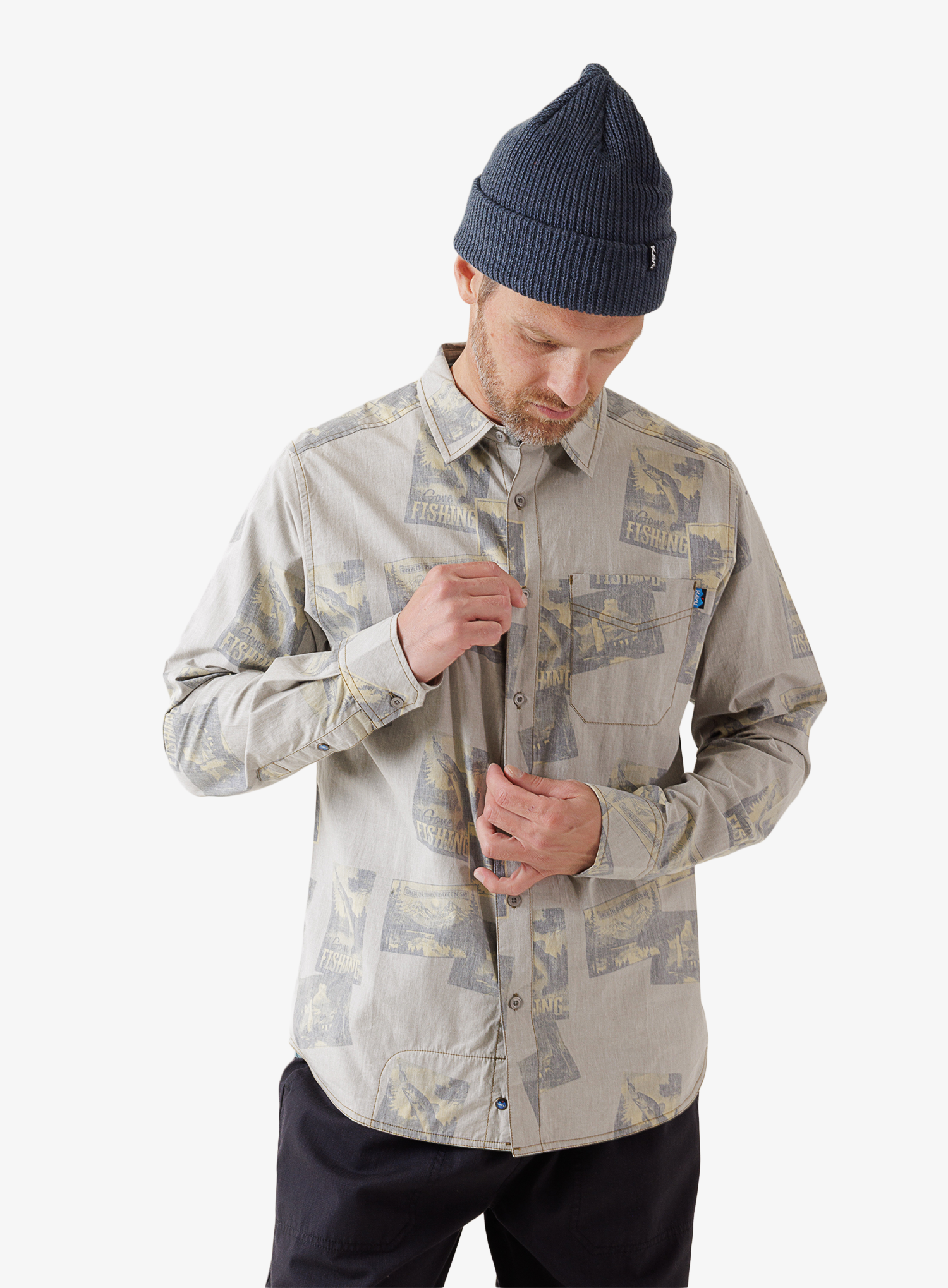 Zimní čepice Kavu Pickford - dark slate