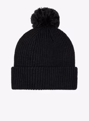 Zimní čepice Super.natural Pom Beanie - jet black