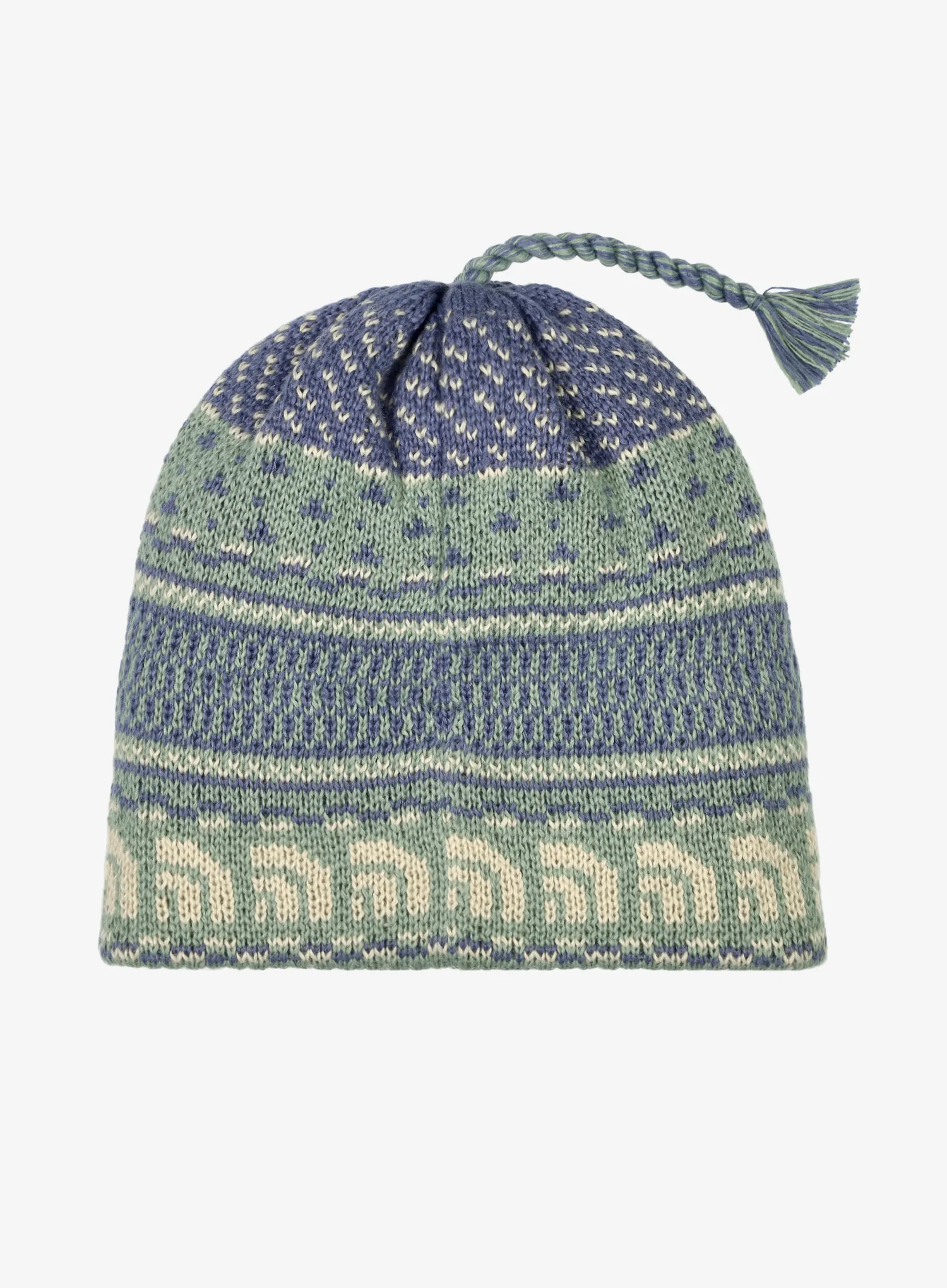 Zimní čepice The North Face Cabin Ski Tuke - slate moss jacquard/tassel