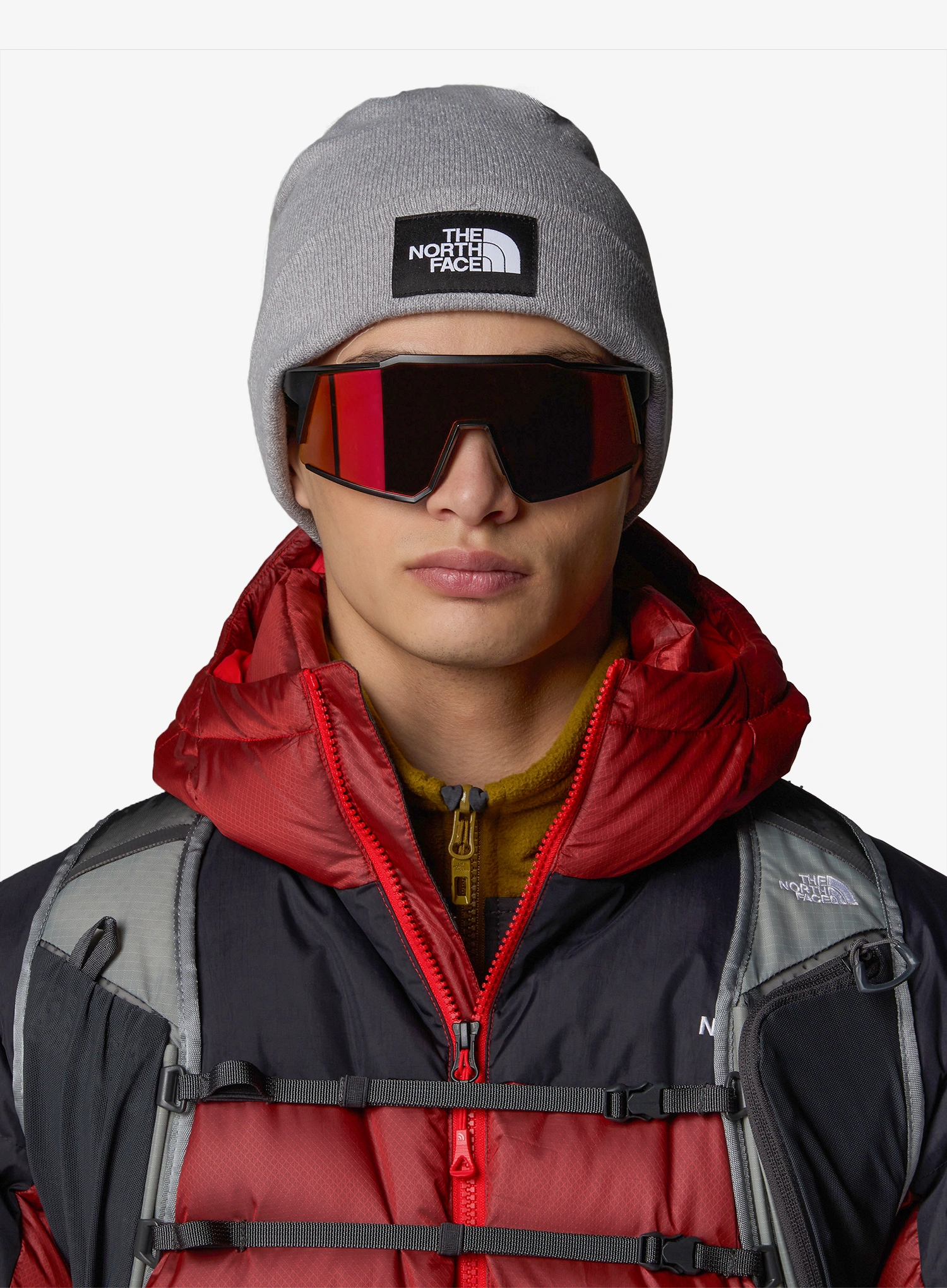 Zimní čepice The North Face Dock Worker Recycled Beanie - tnf light grey heather