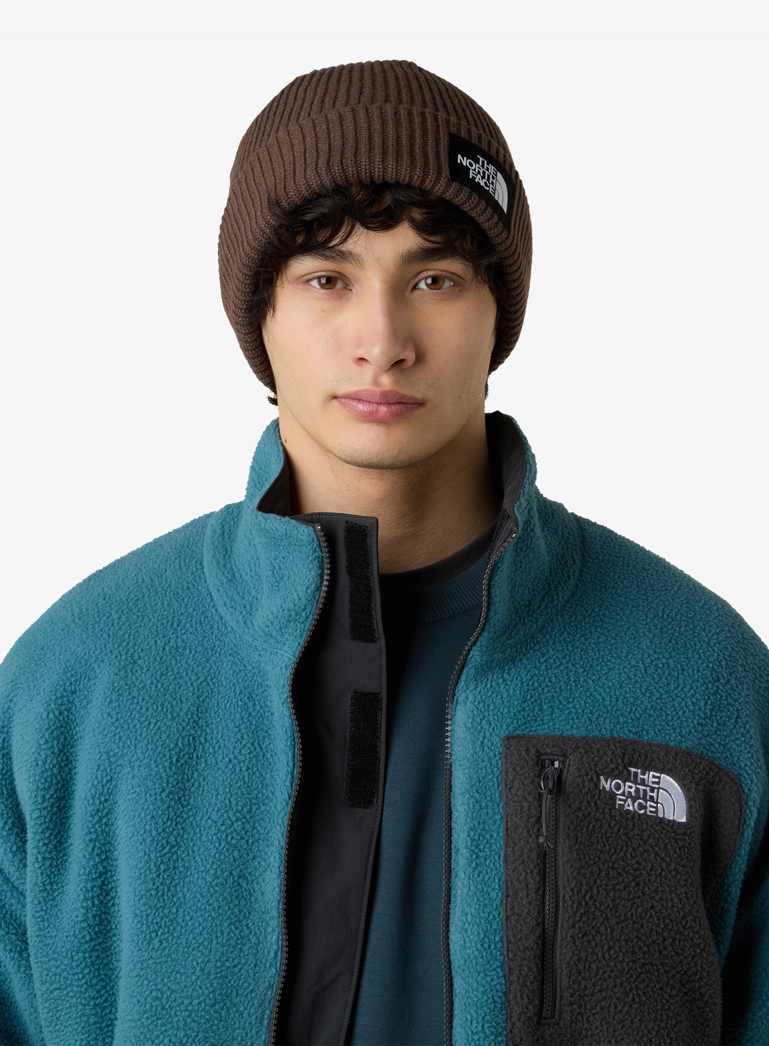 Zimní čepice The North Face Salty Lined Beanie - smokey brown