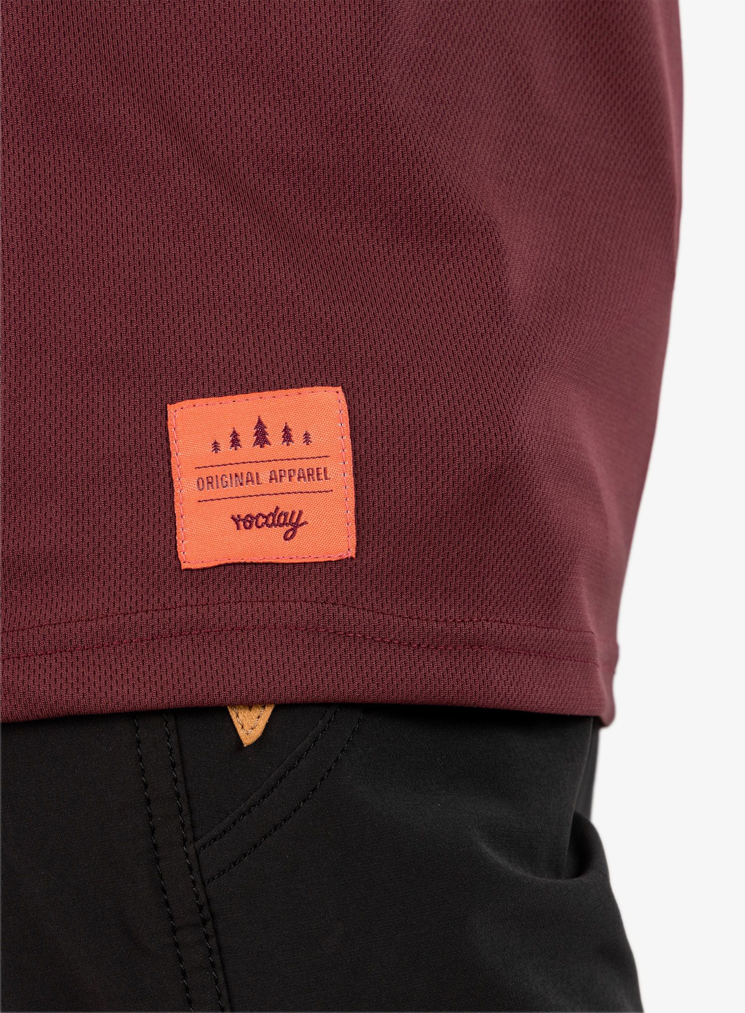 Dámské cyklistické tričko Rocday Monty - burgundy