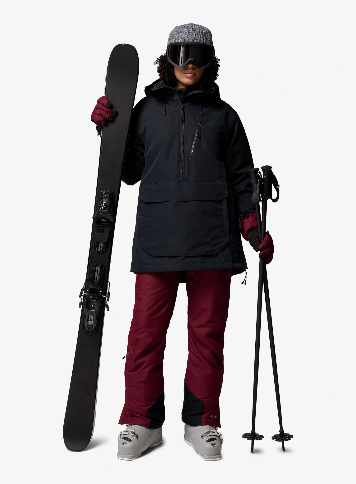 Dámské lyžařské kalhoty Columbia Bugaboo II Pant - rich wine