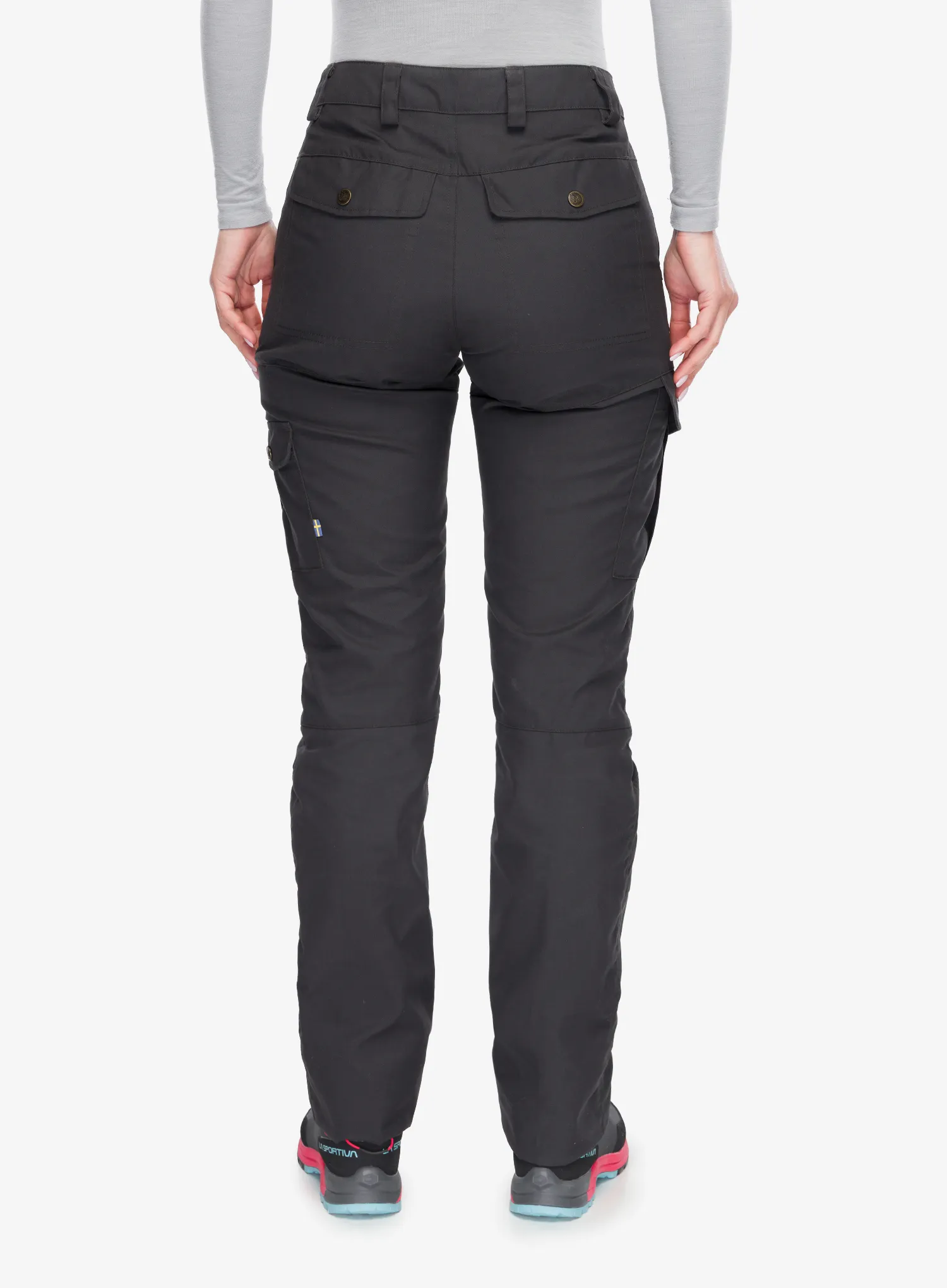 Trekové kalhoty dámské Fjallraven Karla Pro Trousers - dark grey