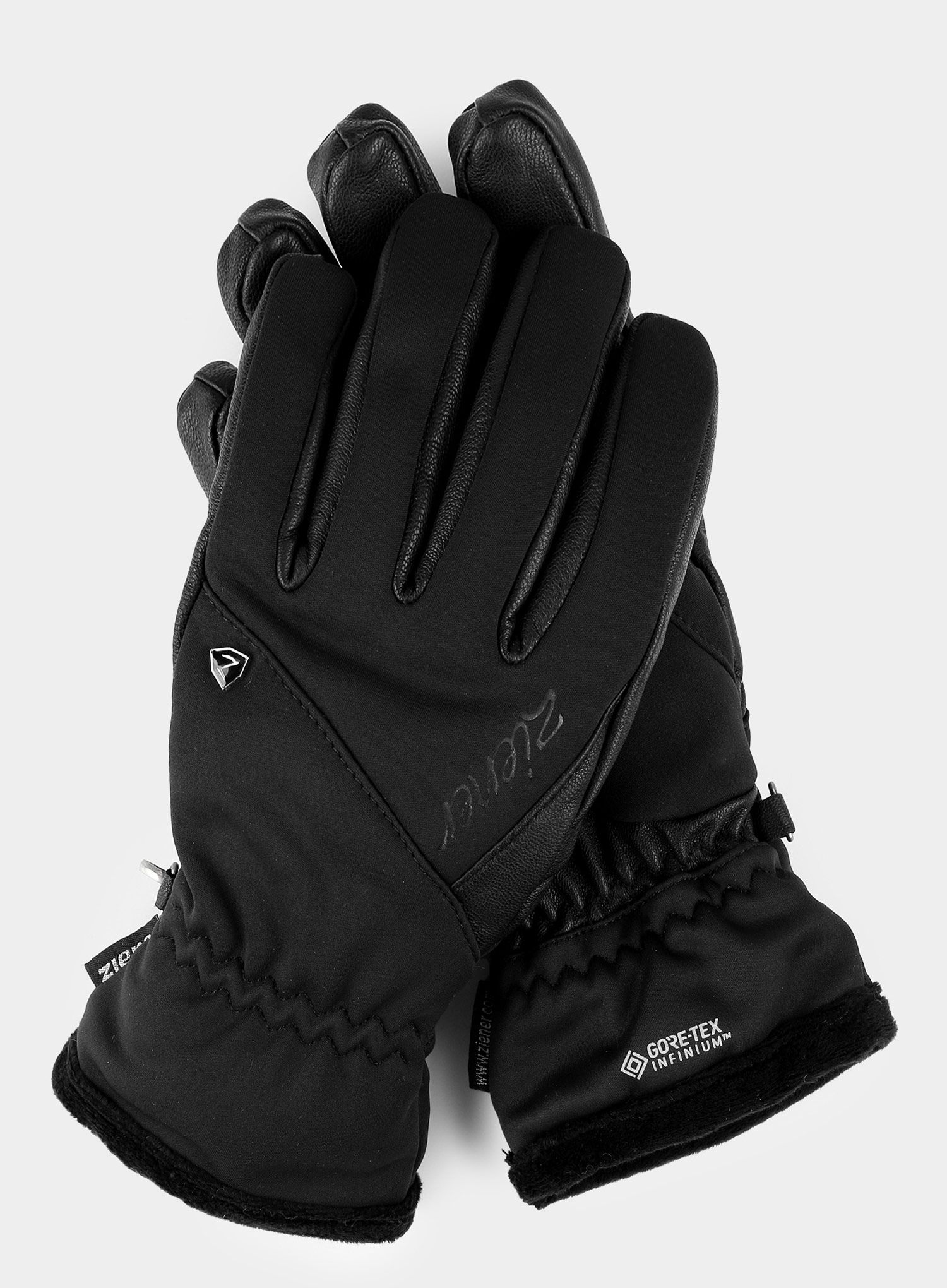 Dámské softshellové rukavice Ziener Irda GTX INF PR - black