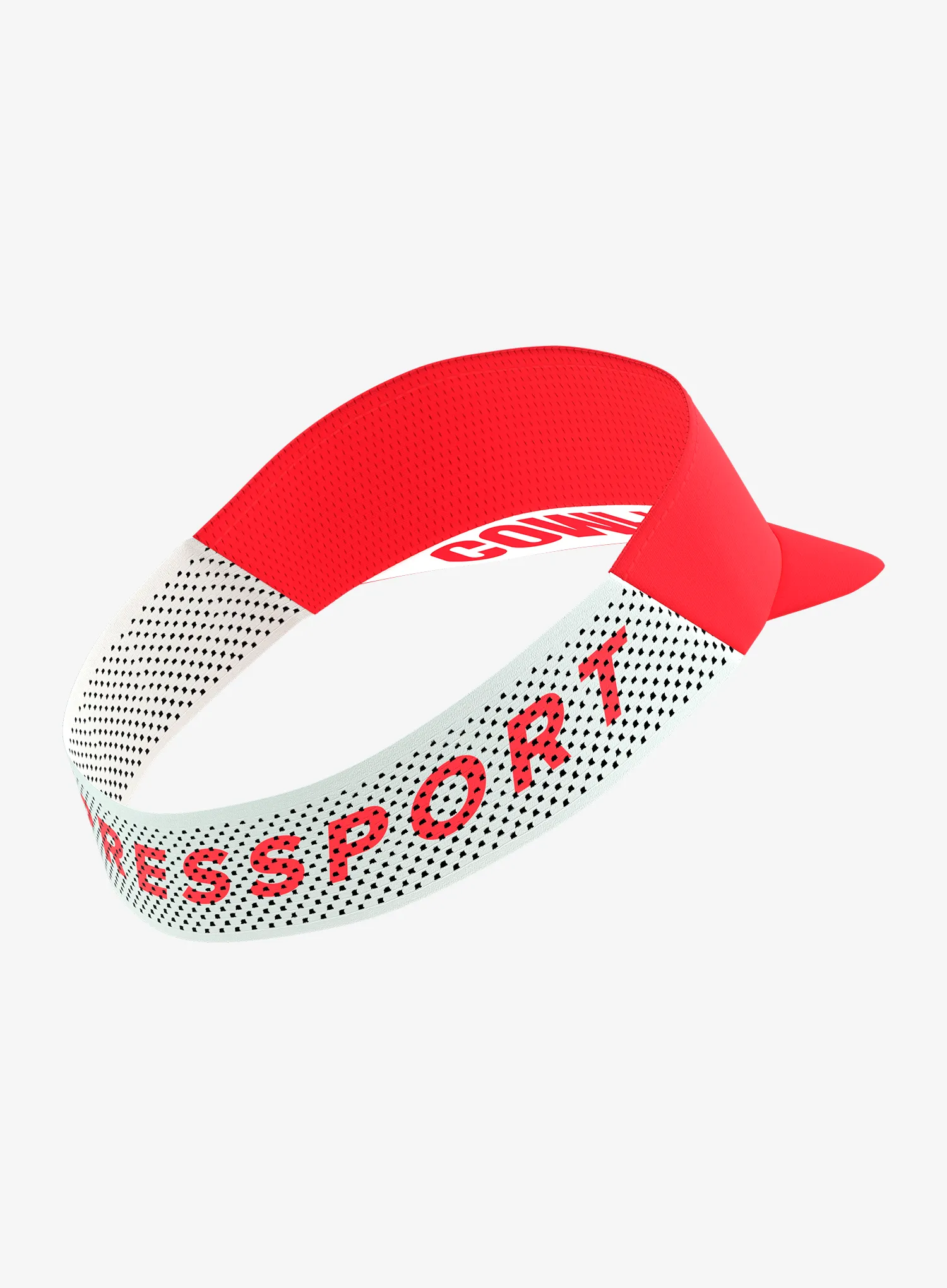 Běžecký kšilt Compressport Pro Racing Visor - fluo red