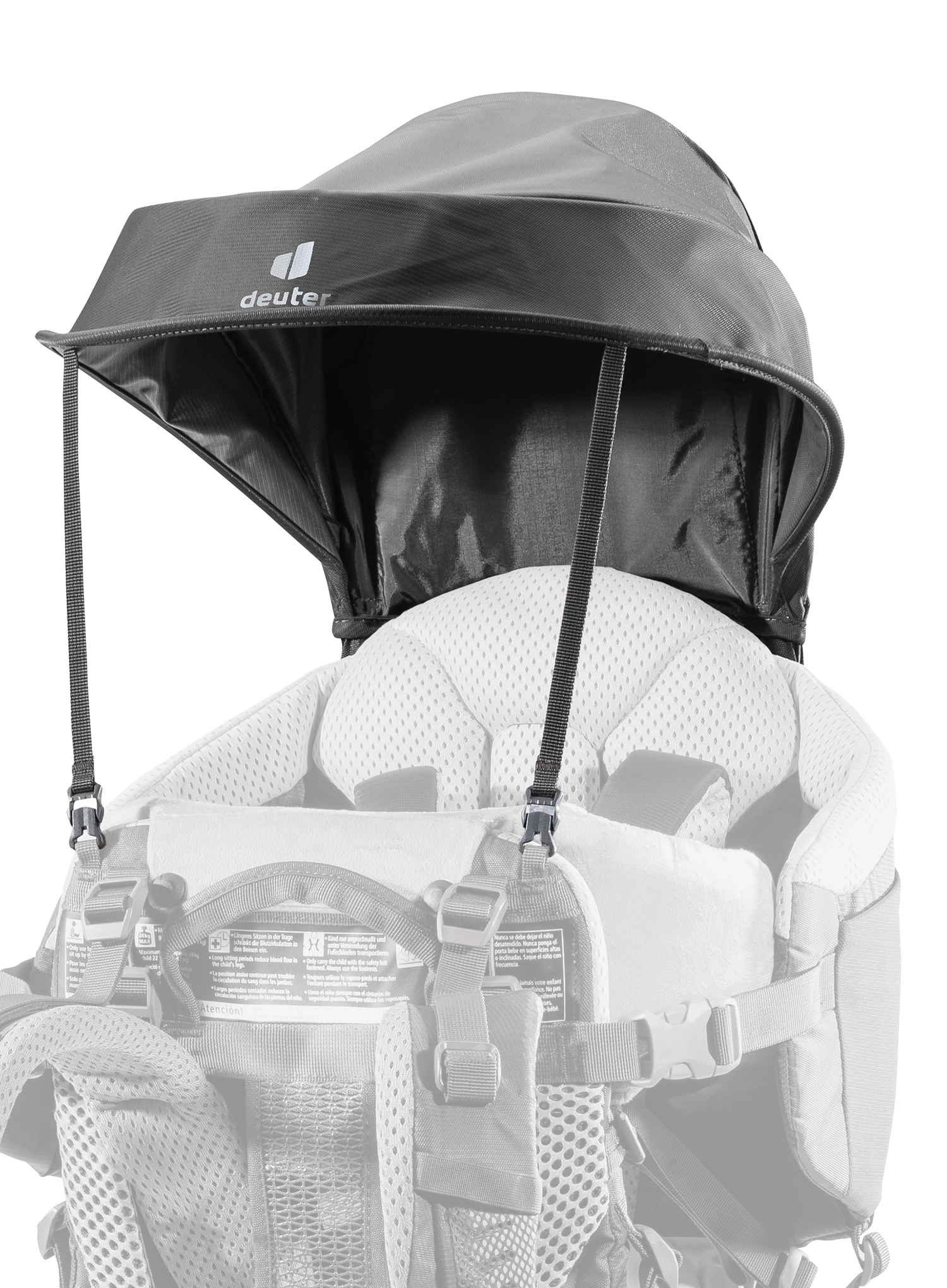 Stříška pro dětské nosítko Deuter KC Sun Roof - graphite