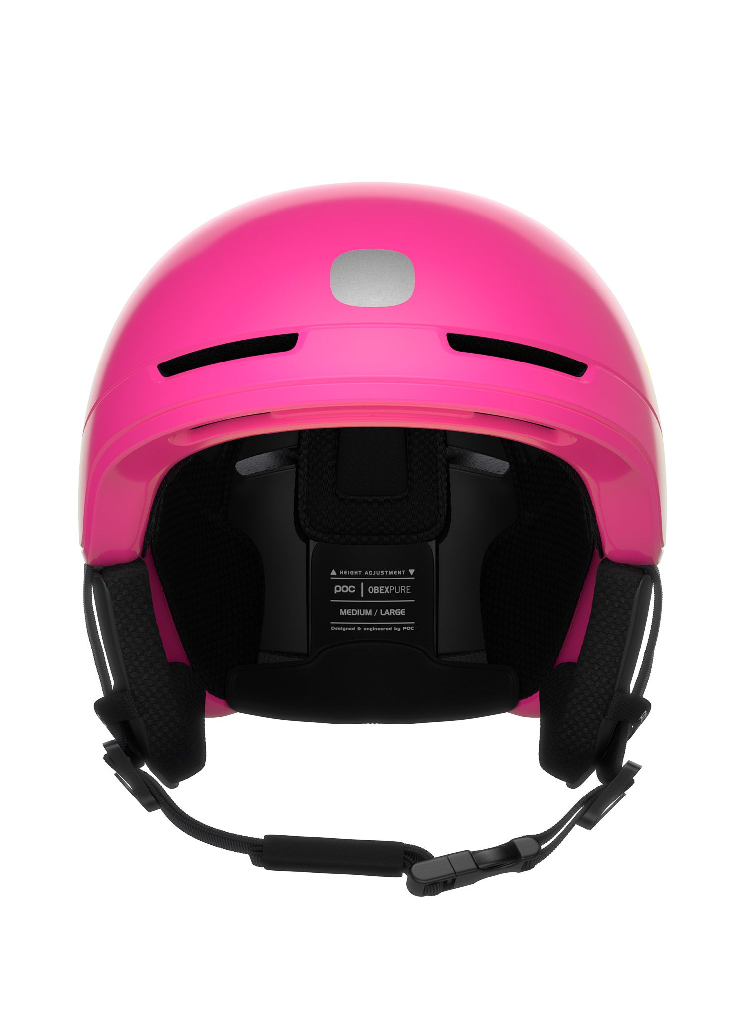 Dětská helma na lyžování POC Pocito Obex Mips - fluorescent pink