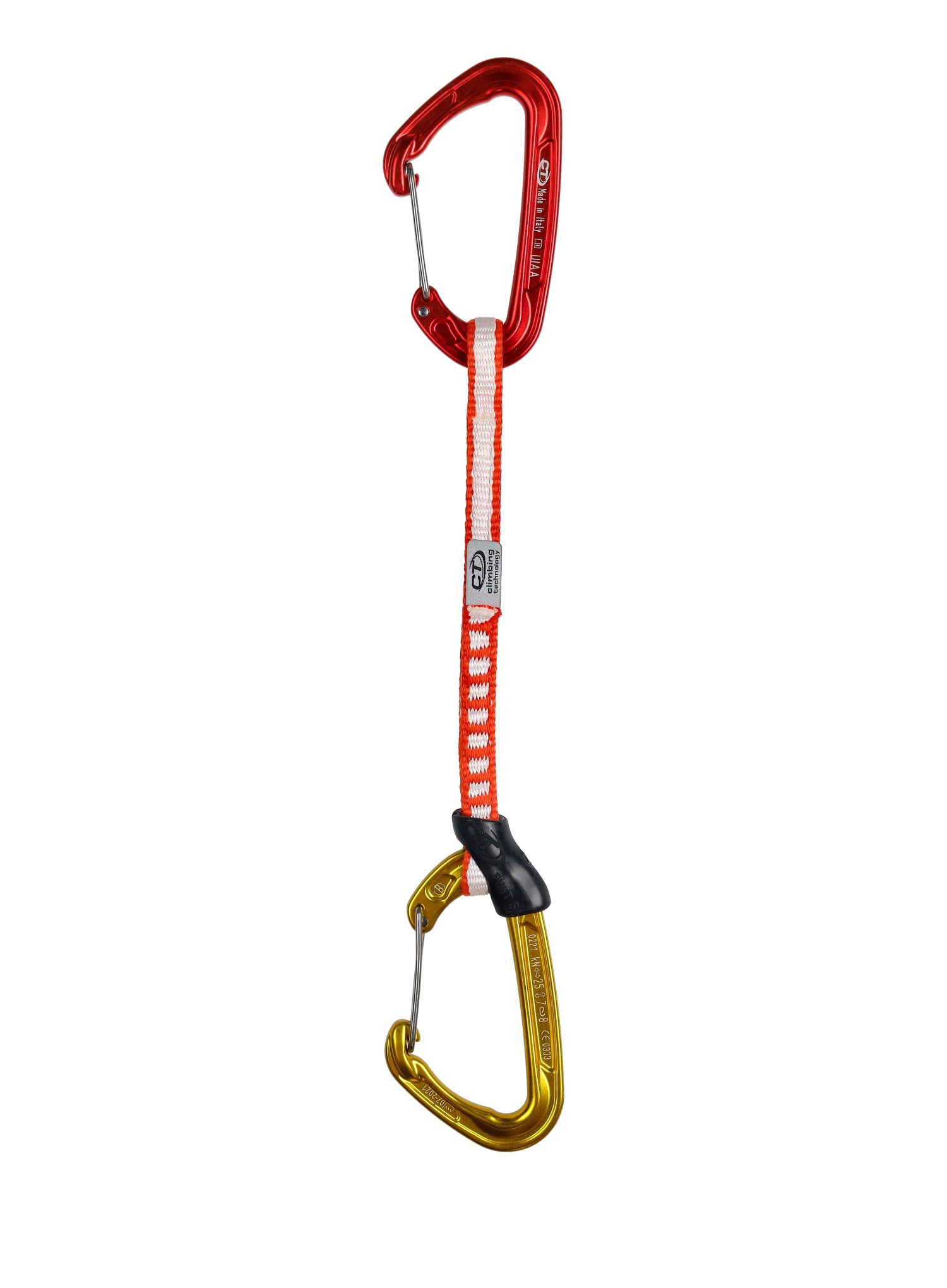Expreska Climbing Technology/SKYLOTEC Fly-Weight EVO Set DY 17 cm - red/gold
