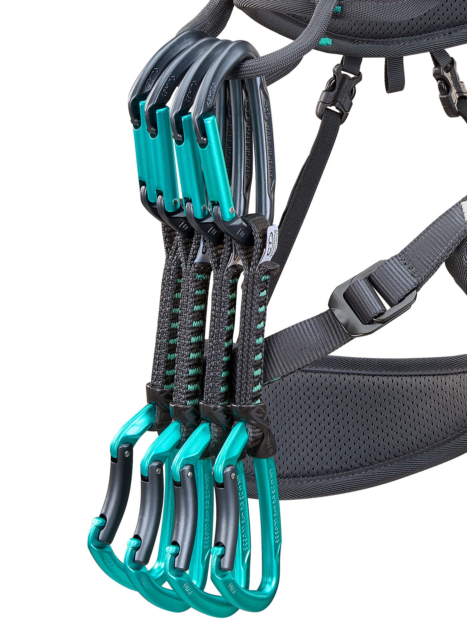 Expreska Climbing Technology/SKYLOTEC Lime B Set DY 12 cm - anthracite/blue marine
