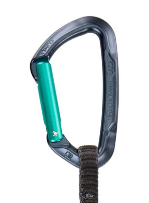 Expreska Climbing Technology/SKYLOTEC Lime B Set DY 22 cm - anthracite/blue marine