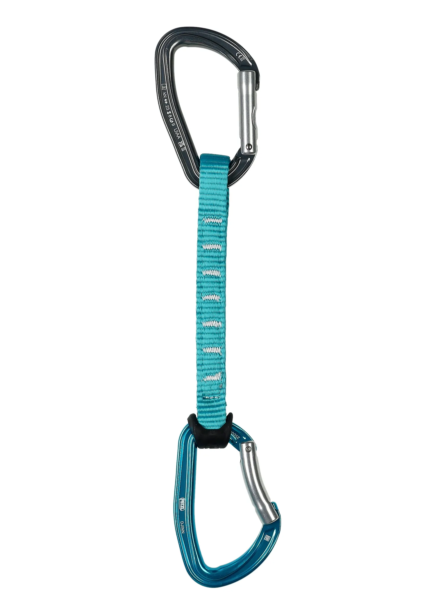 Expreska Petzl Djinn Acess 17 cm - turquoise
