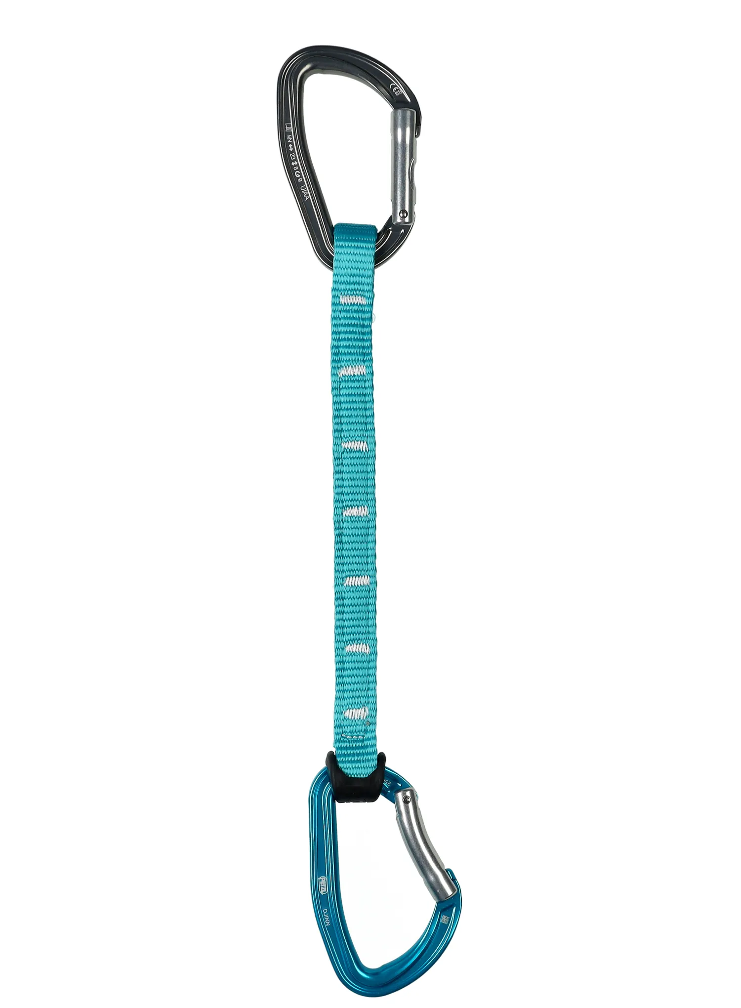 Expreska Petzl Djinn Acess 25 cm - turquoise