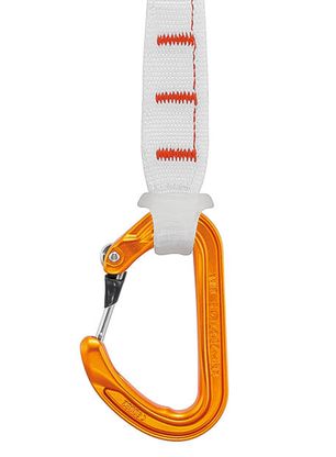 Expreska Petzl Ange Finesse 17 cm - orange/grey