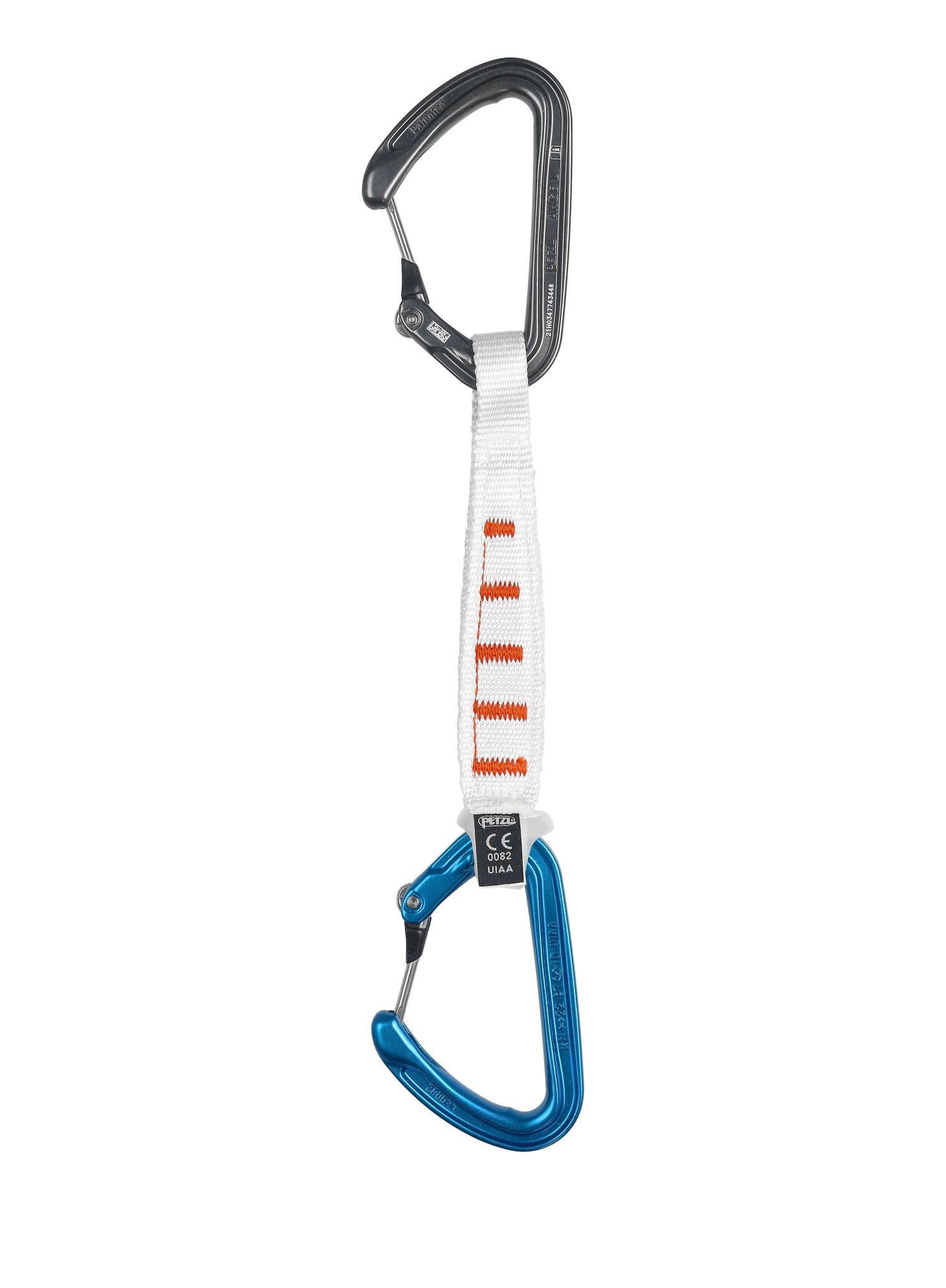 Expreska Petzl Ange Finesse 17 cm - grey/blue