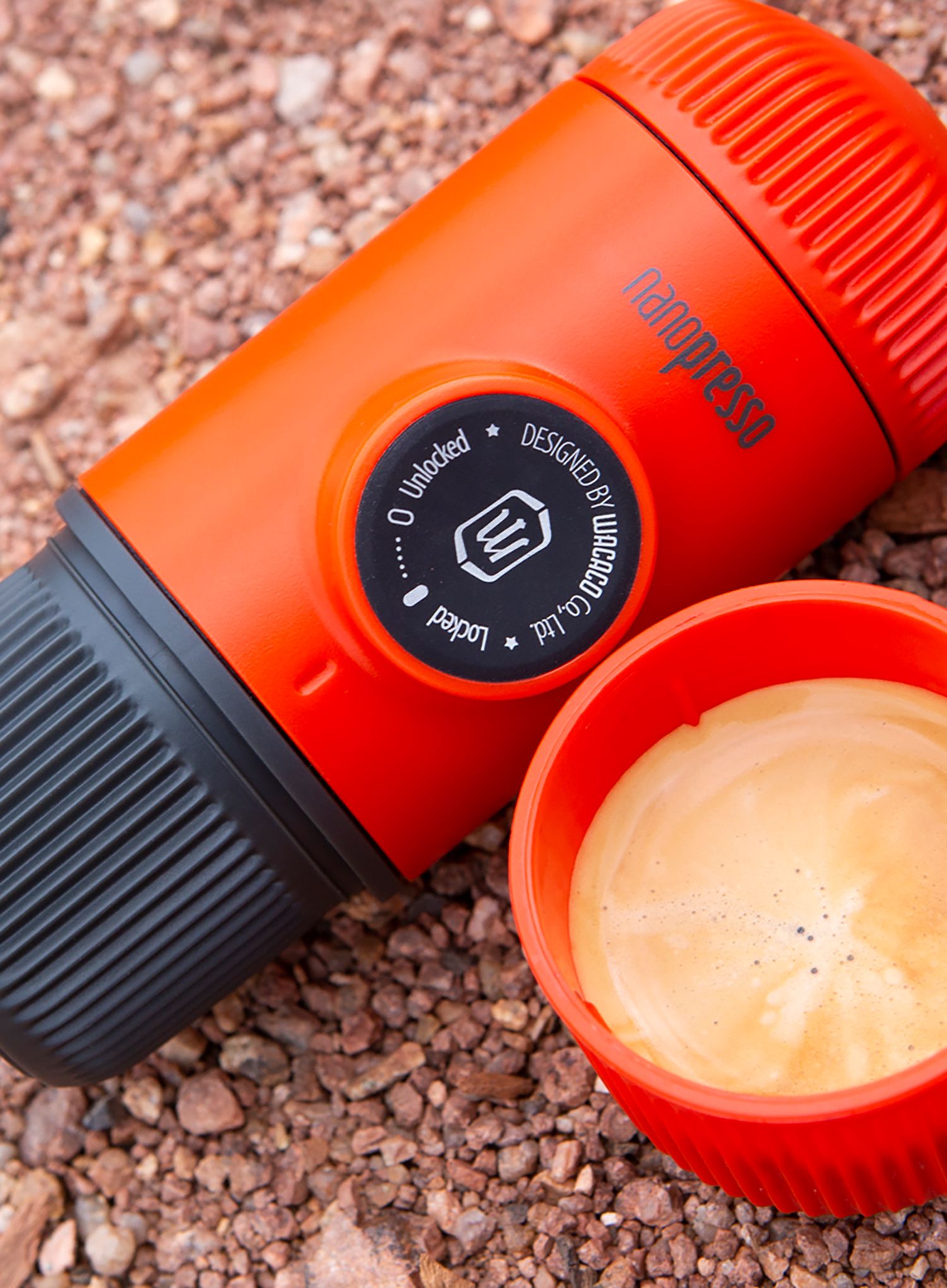 Kávovar Wacaco Nanopresso Elements + pouzdro - lava red