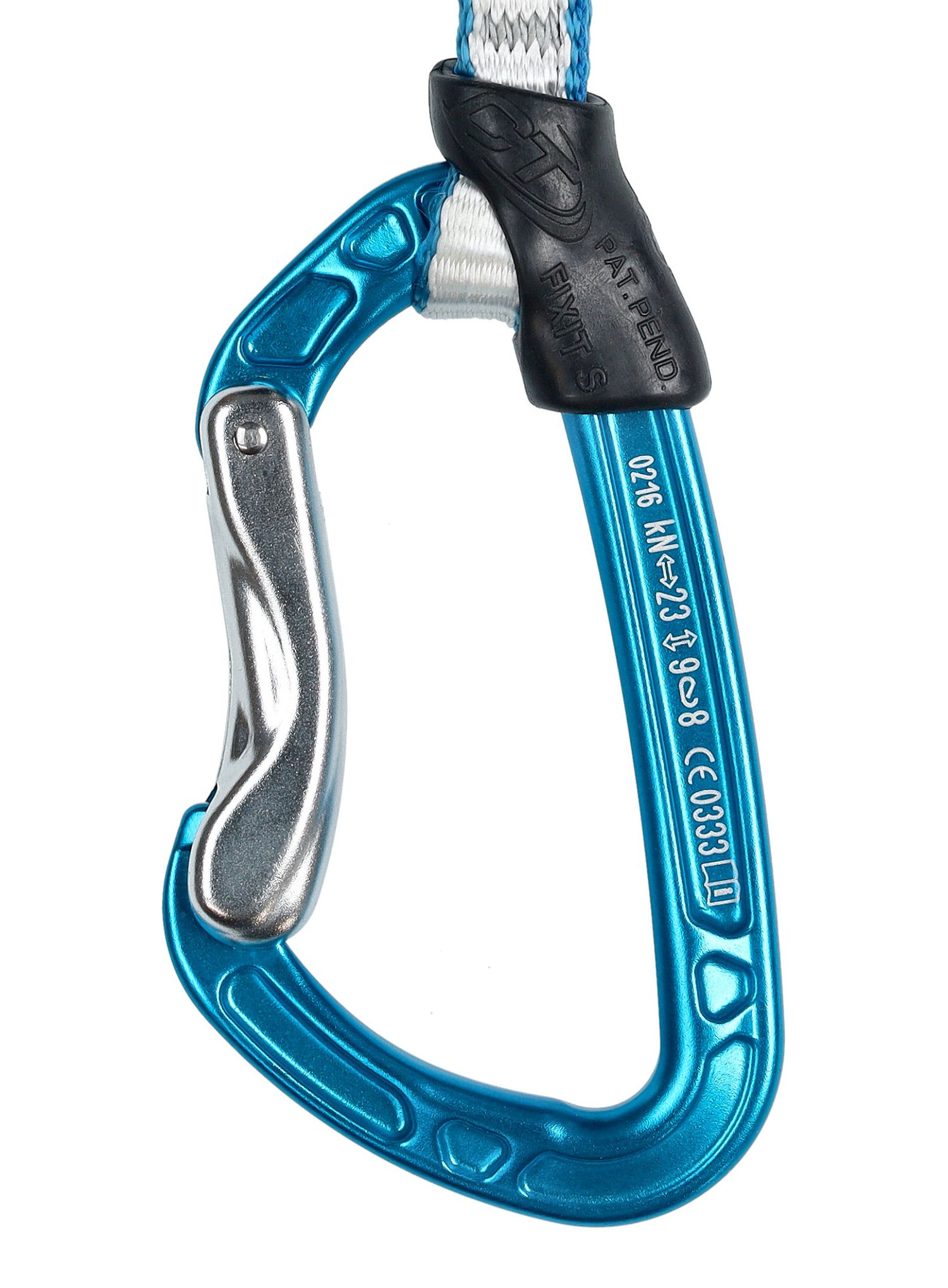 Expreska Climbing Technology/SKYLOTEC Aerial PRO Set DY Set 17cm - silver/light blue