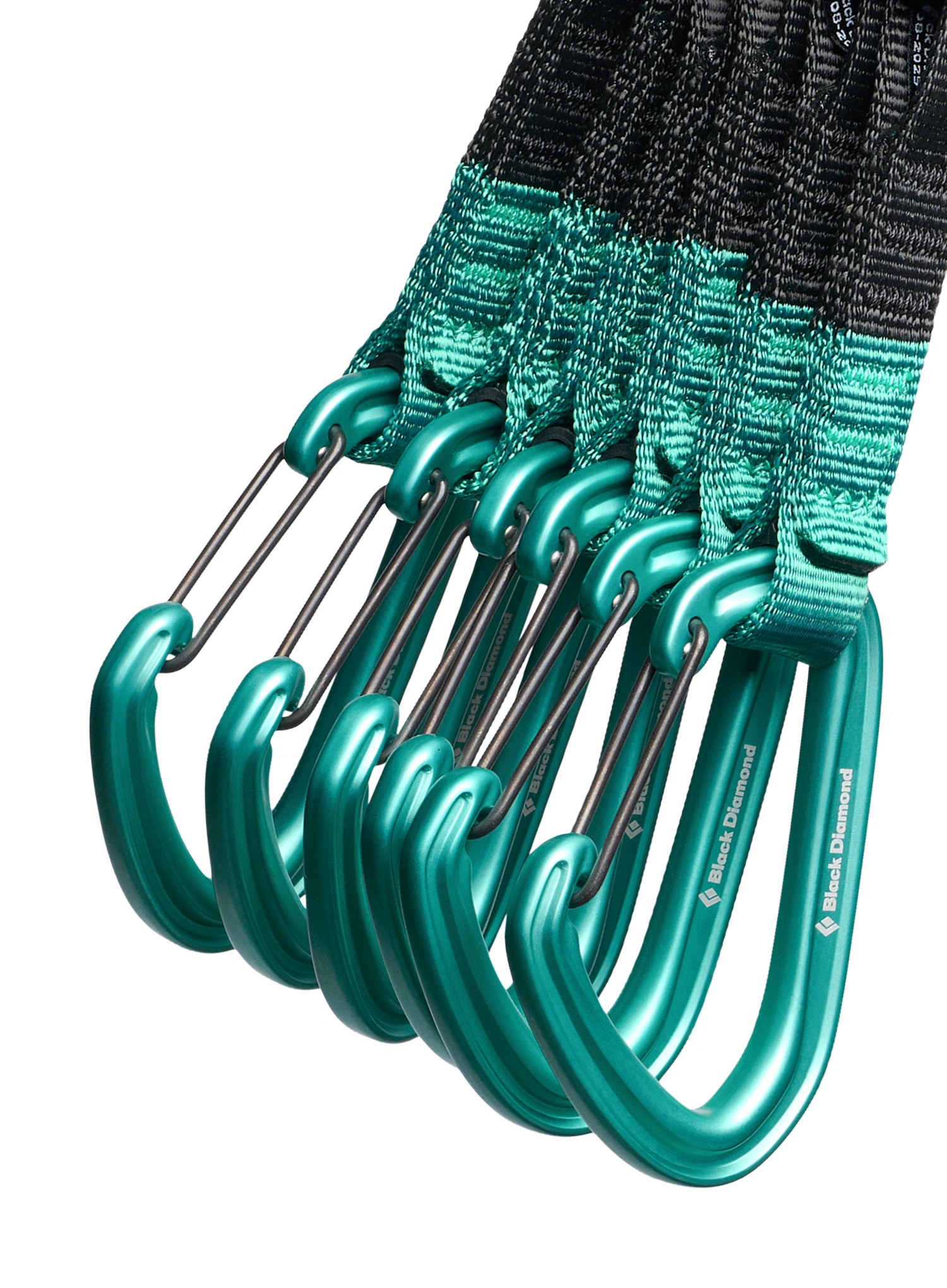 Lezecké expresky Black Diamond HotForge Hybrid Quickpack 12 cm - clean green
