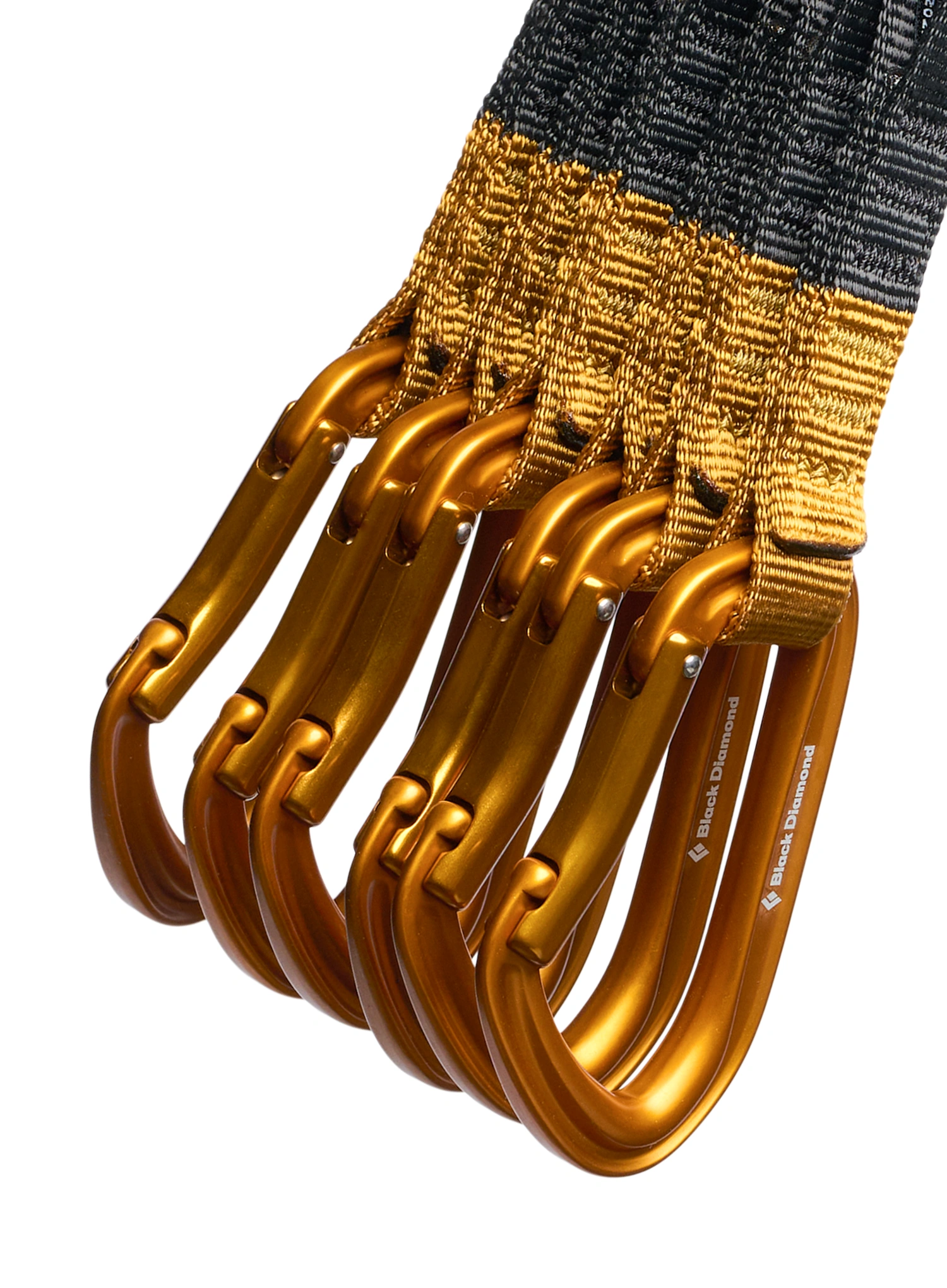 Lezecké expresky Black Diamond HotForge Quickpack 12cm - amber