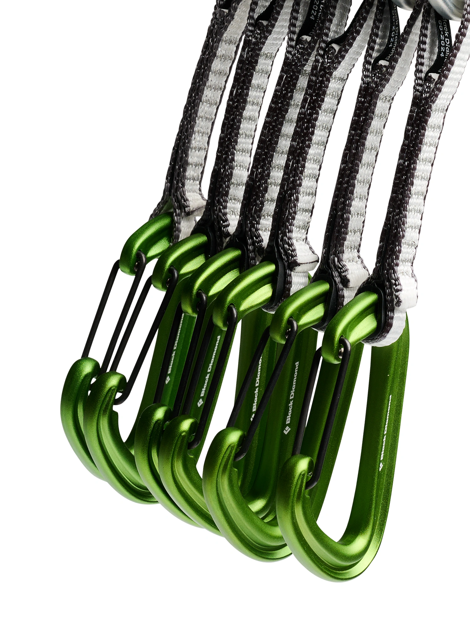 Lezecké expresky Black Diamond LiteWire Quickpack 12cm x 6 - envy green