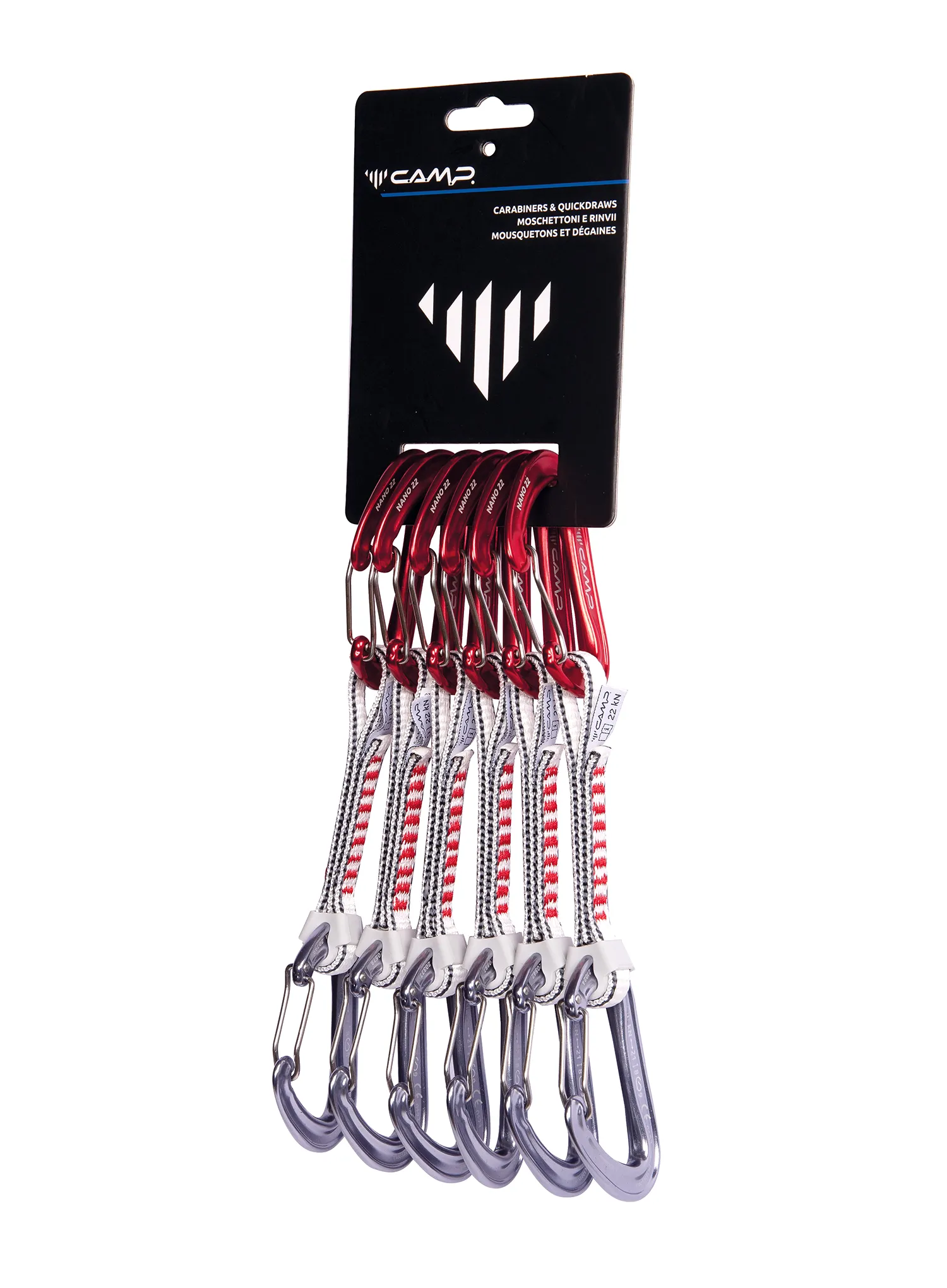 Lezecké expresky Camp Nano 22 Express KS 12 cm 6 Pack