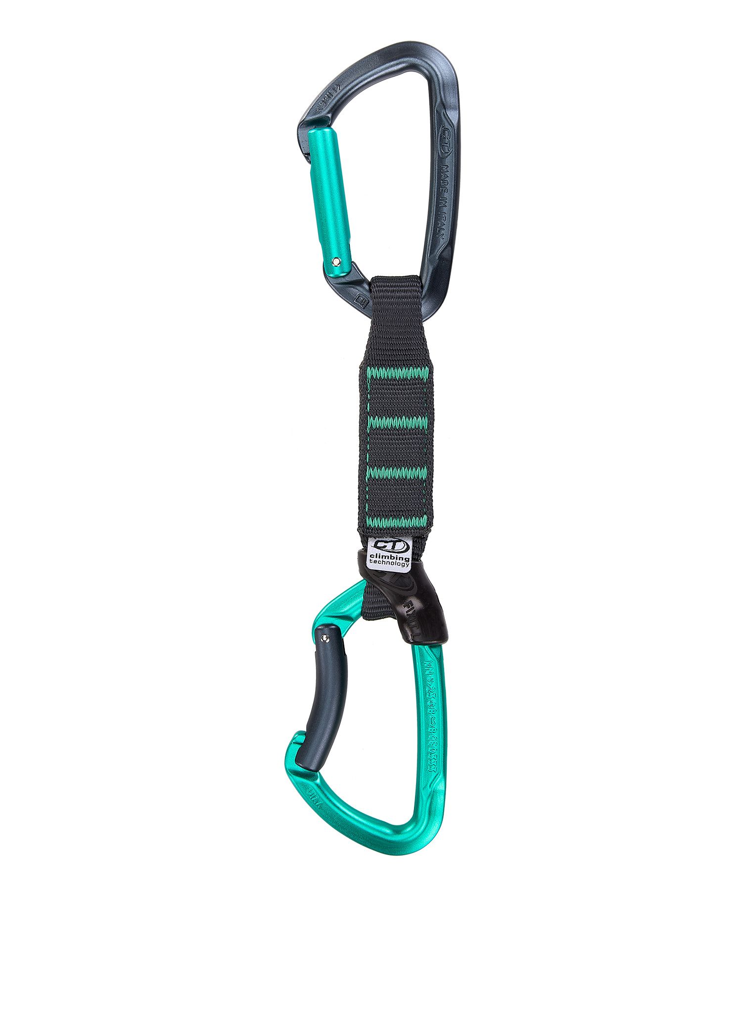 Lezecké expresky Climbing Technology/SKYLOTEC Lime B Set NY Pro 12 cm 6-pack - anthracite/blue marine