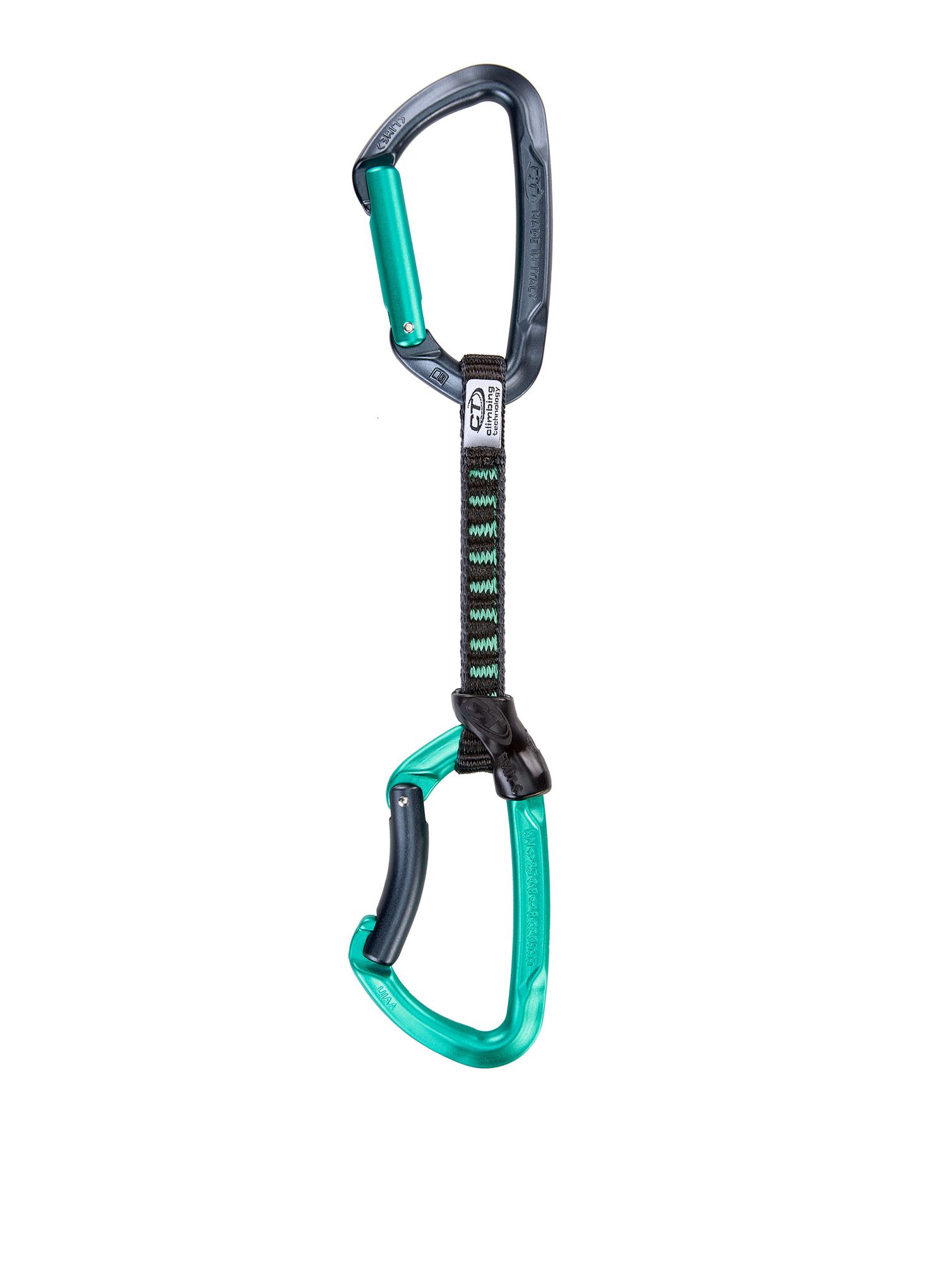 Lezecké expresky Climbing Technology/SKYLOTEC Lime Set DY  12 cm 6-pack - anthracite/blue marine