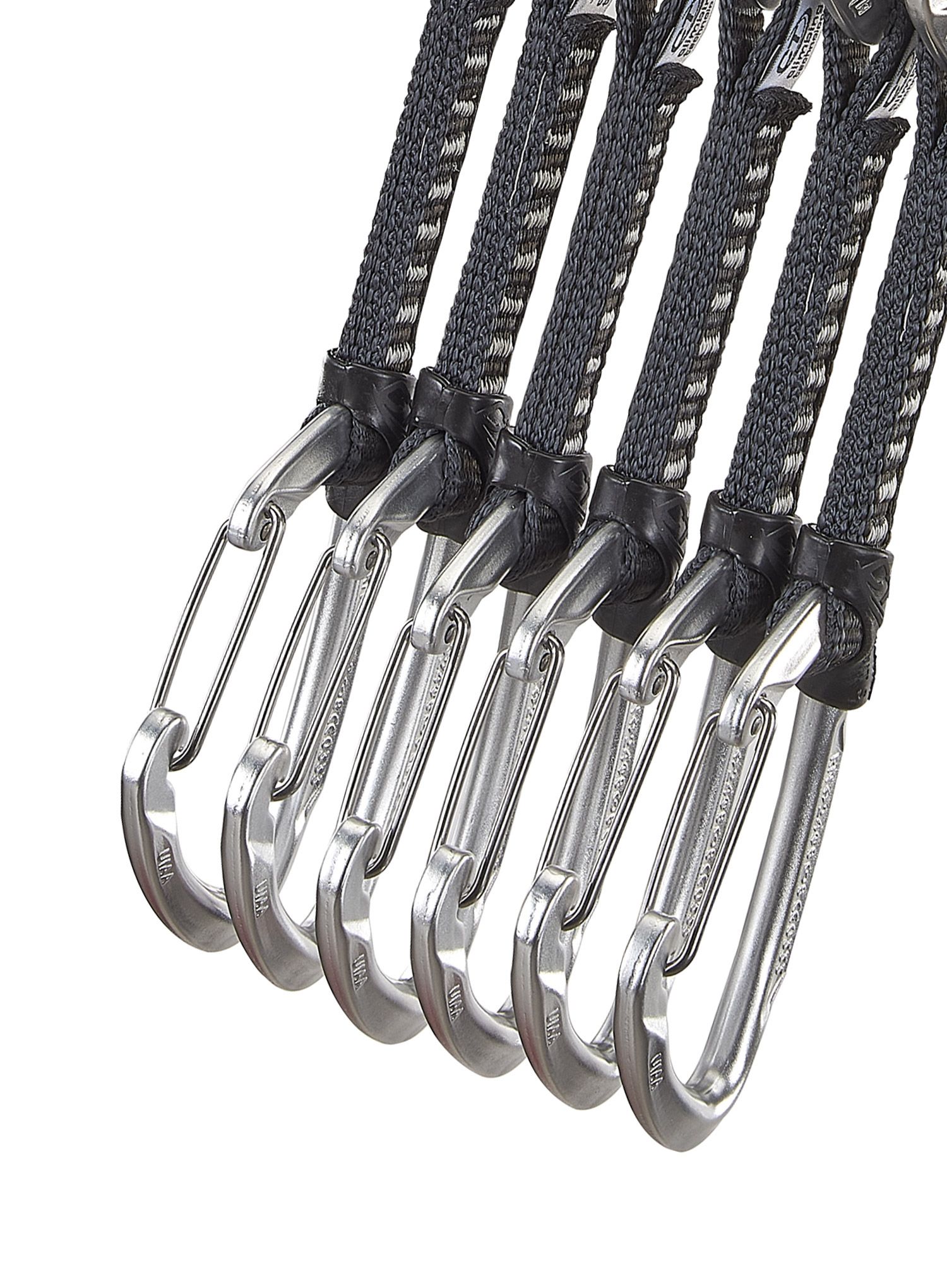 Lezecké expresky Climbing Technology/SKYLOTEC Lime Set M-UL 12 cm 6-Pack - silver