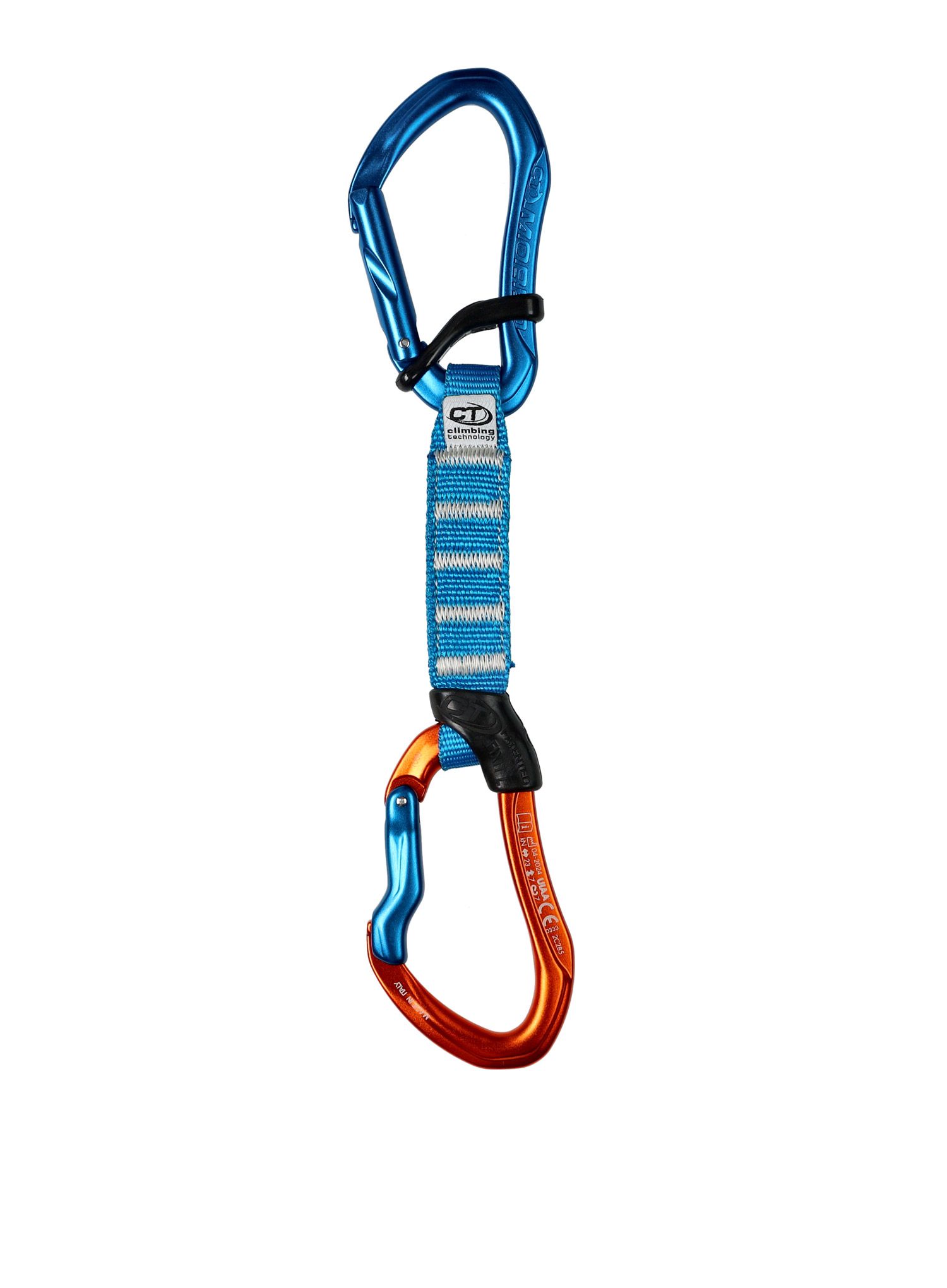 Lezecké expresky Climbing Technology/SKYLOTEC Morfo Set UL Pro 12 cm 6-Pack - blue/orange
