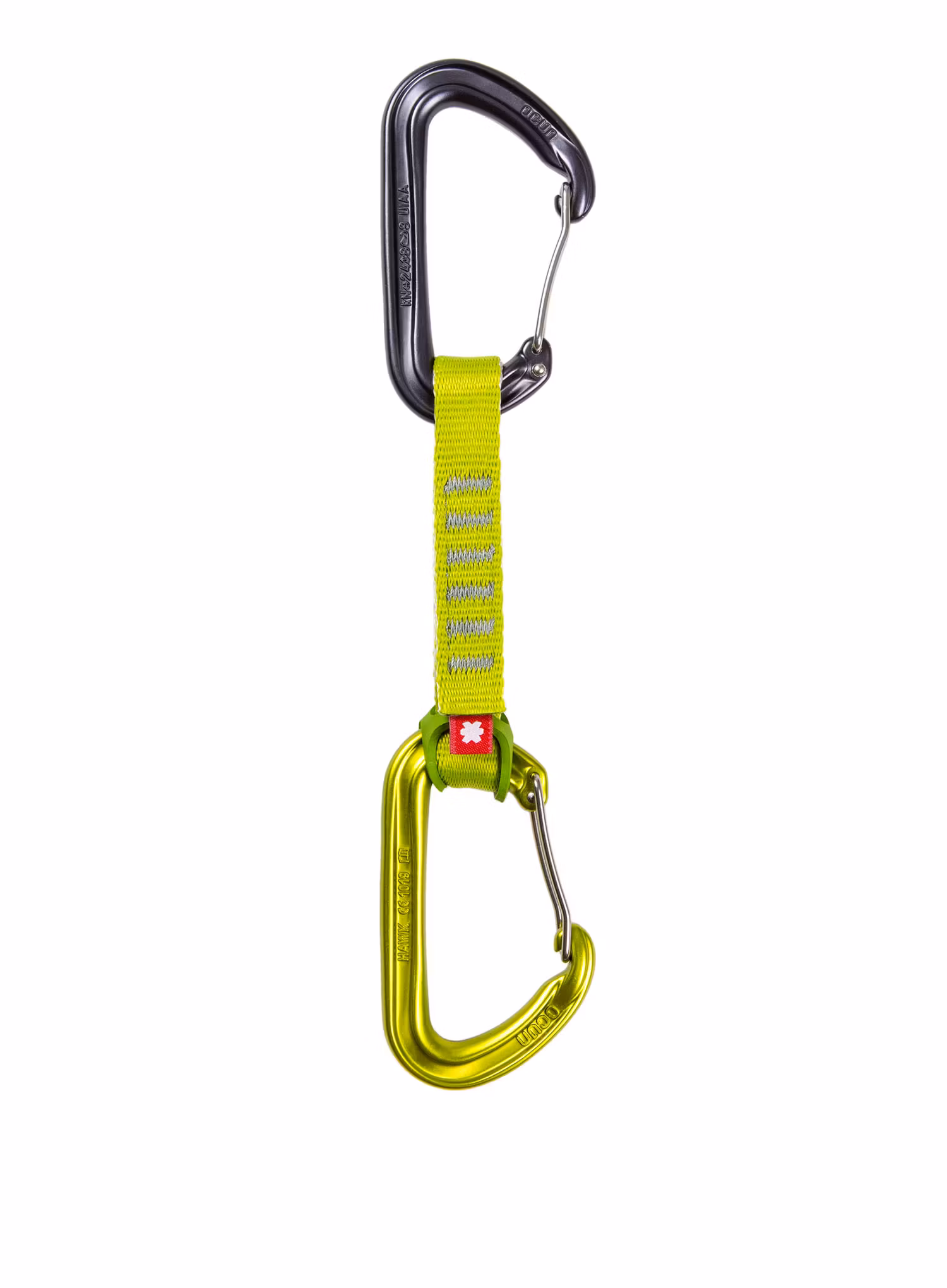 Lezecké expresky Ocun Hawk QD Wire Eco-Pes 16 mm 10 cm 6-pack - green