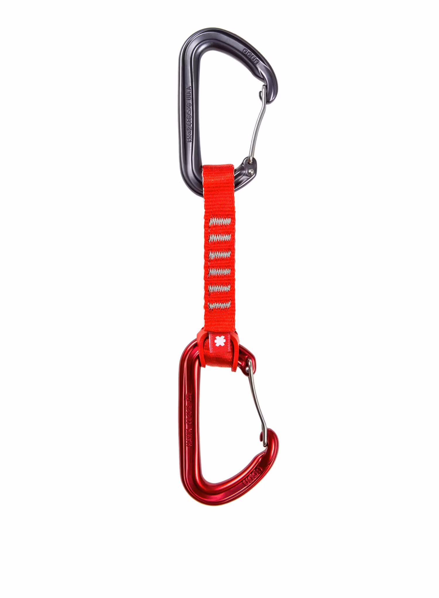 Lezecké expresky Ocun Hawk QD Wire Eco-Pes 16 mm 10 cm 6-pack - red