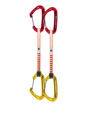 Lezecké expresky SKYLOTEC Fly-Weight Evo Set UL - 6 Pack 12 cm - red/gold