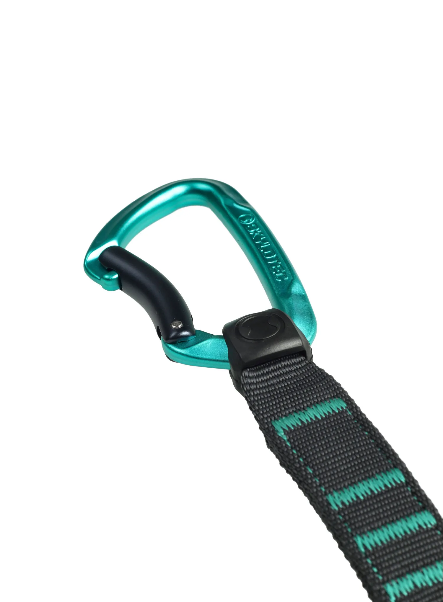 Lezecké expresky SKYLOTEC Lime Set NY Pro - 6 Pack 17 cm - anthracite/aquamarine