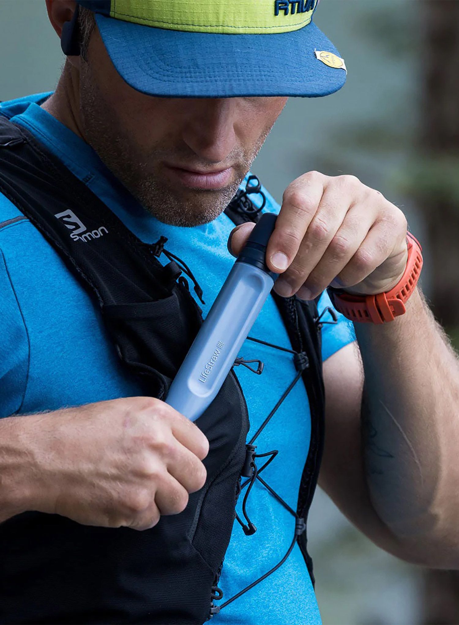 Filtr na vodu Lifestraw Peak Series Personal Water Filter Straw - mountain blue